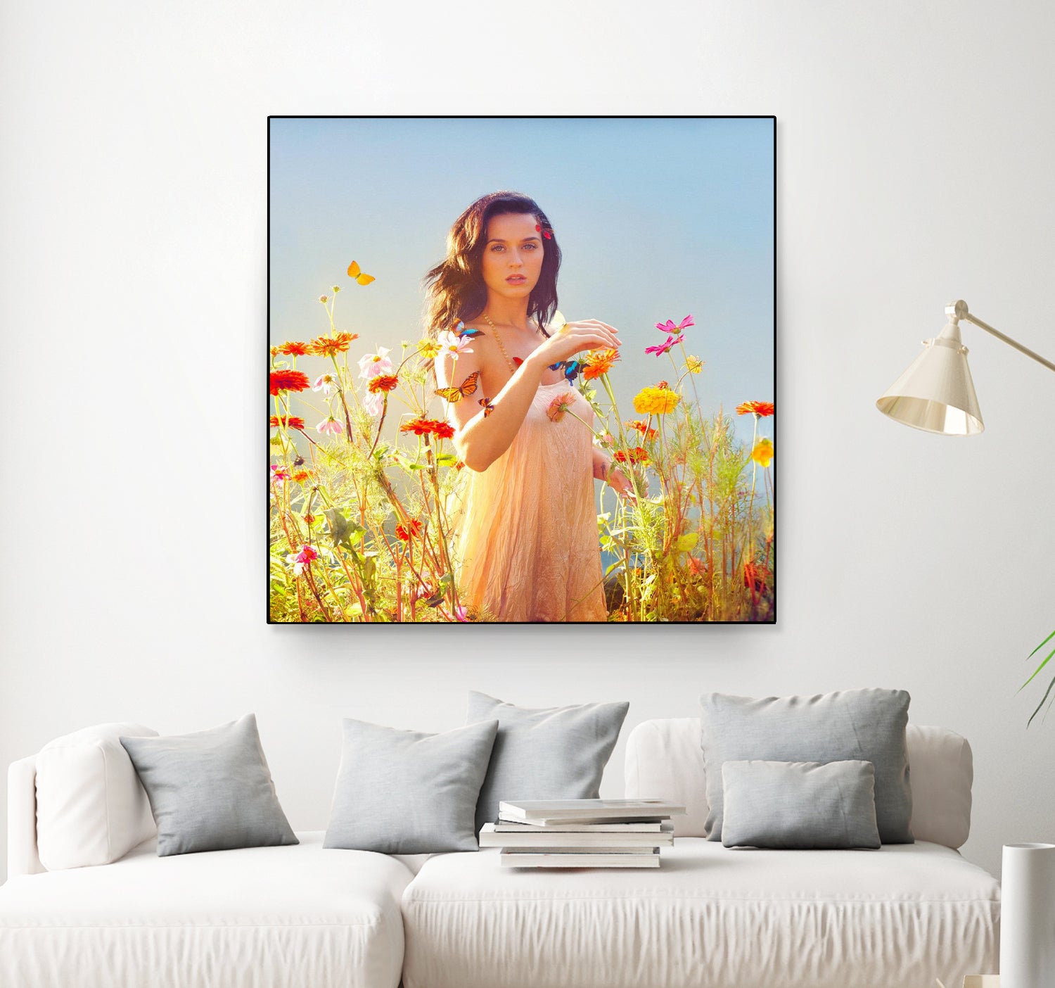 Katy Perry in the Garden by francis mosciski on GIANT ART - white digital painting
