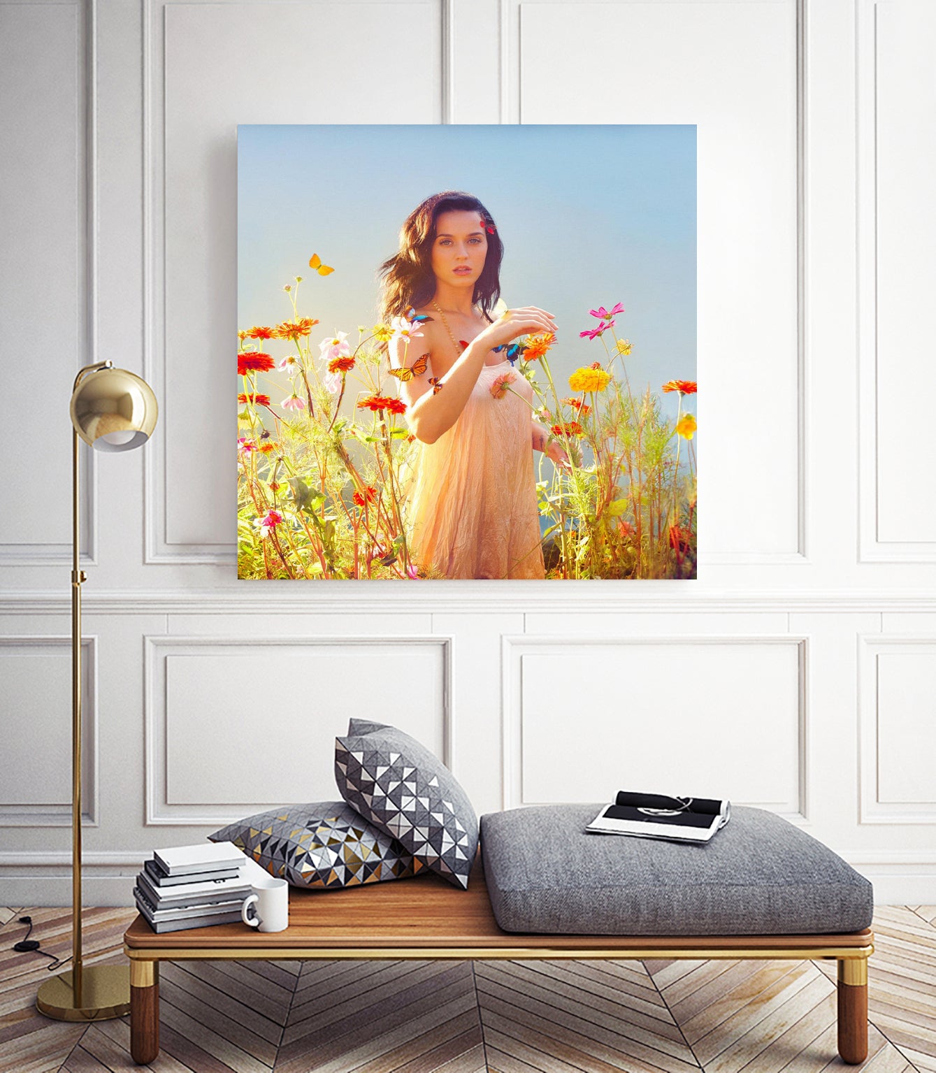 Katy Perry in the Garden by francis mosciski on GIANT ART - white digital painting