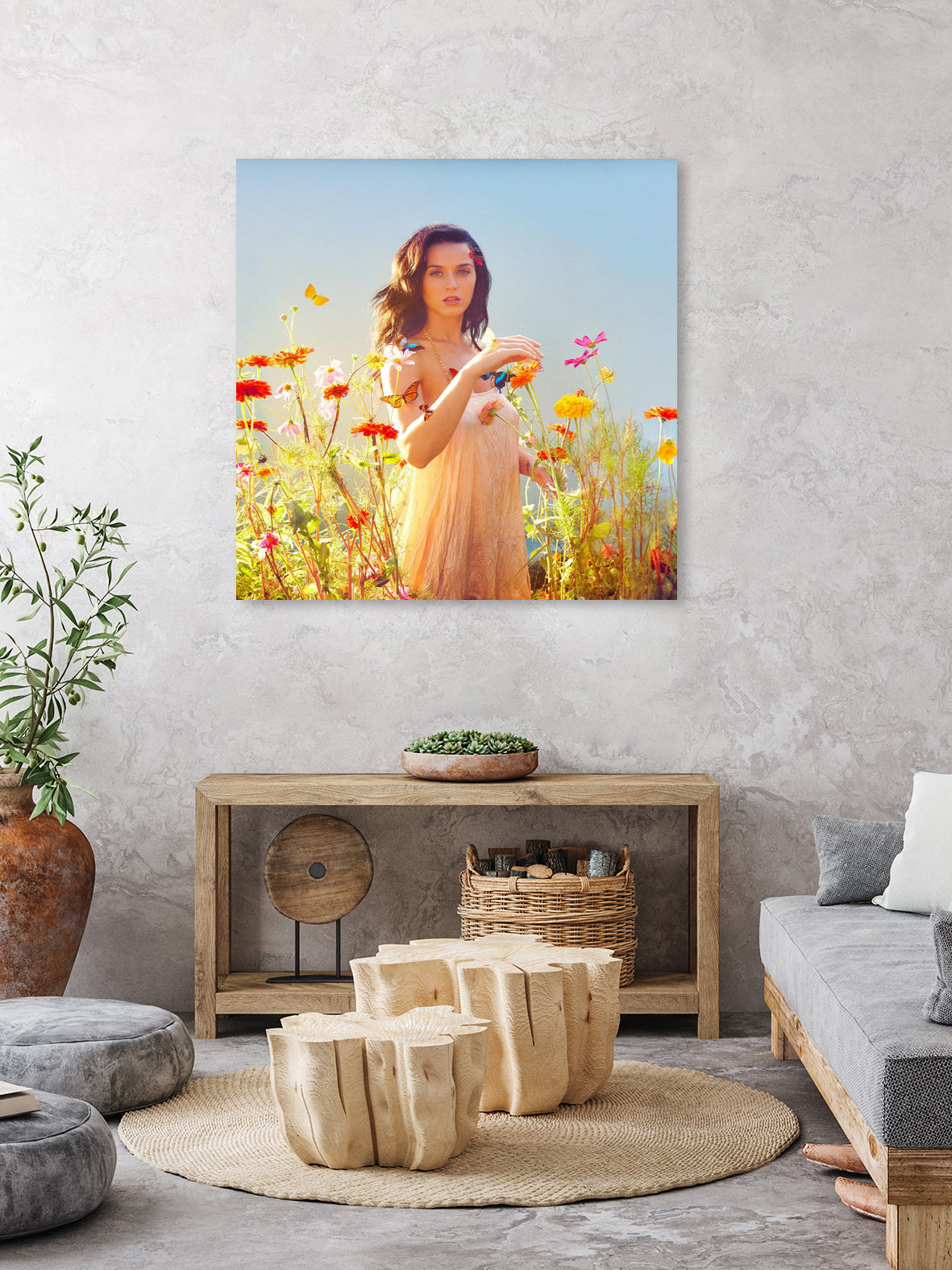 Katy Perry in the Garden by francis mosciski on GIANT ART - white digital painting