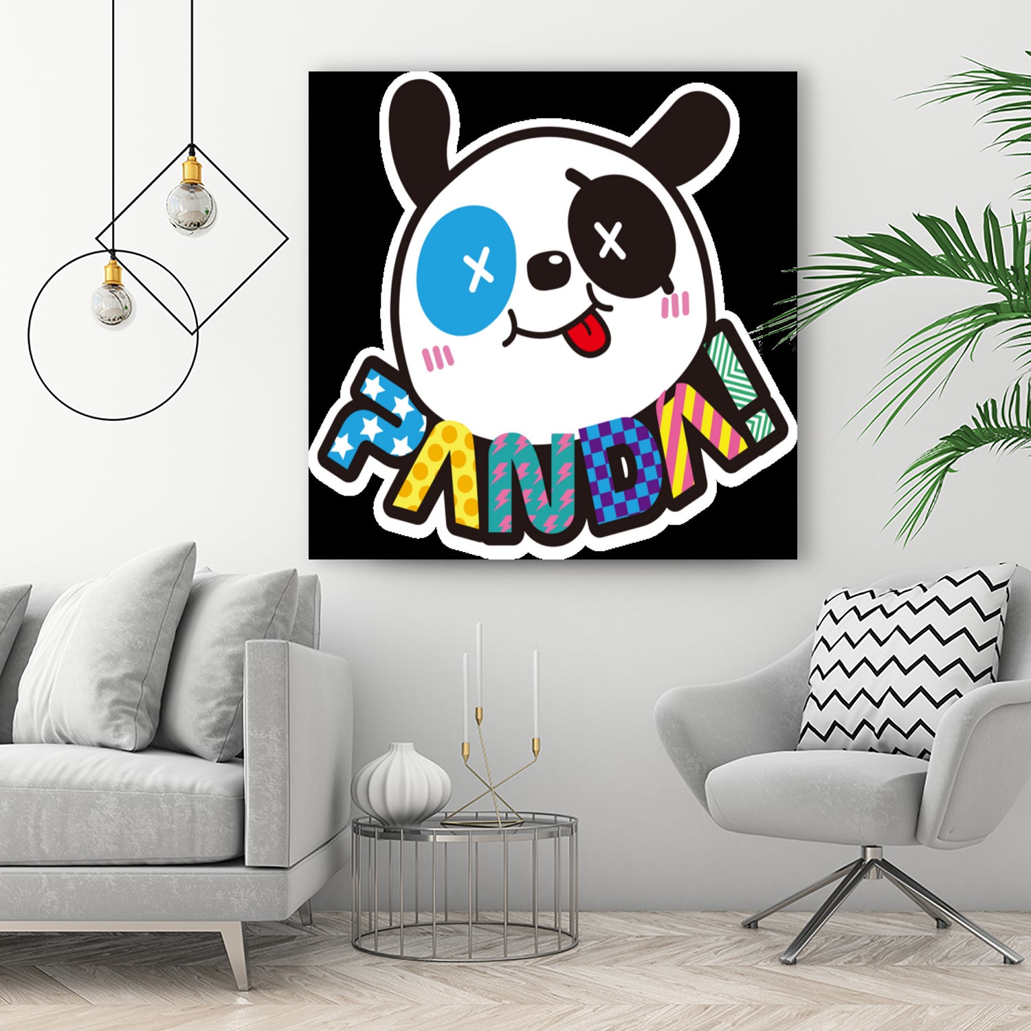 Funny Panda by Desi Setyoningrum on GIANT ART - white cartooning