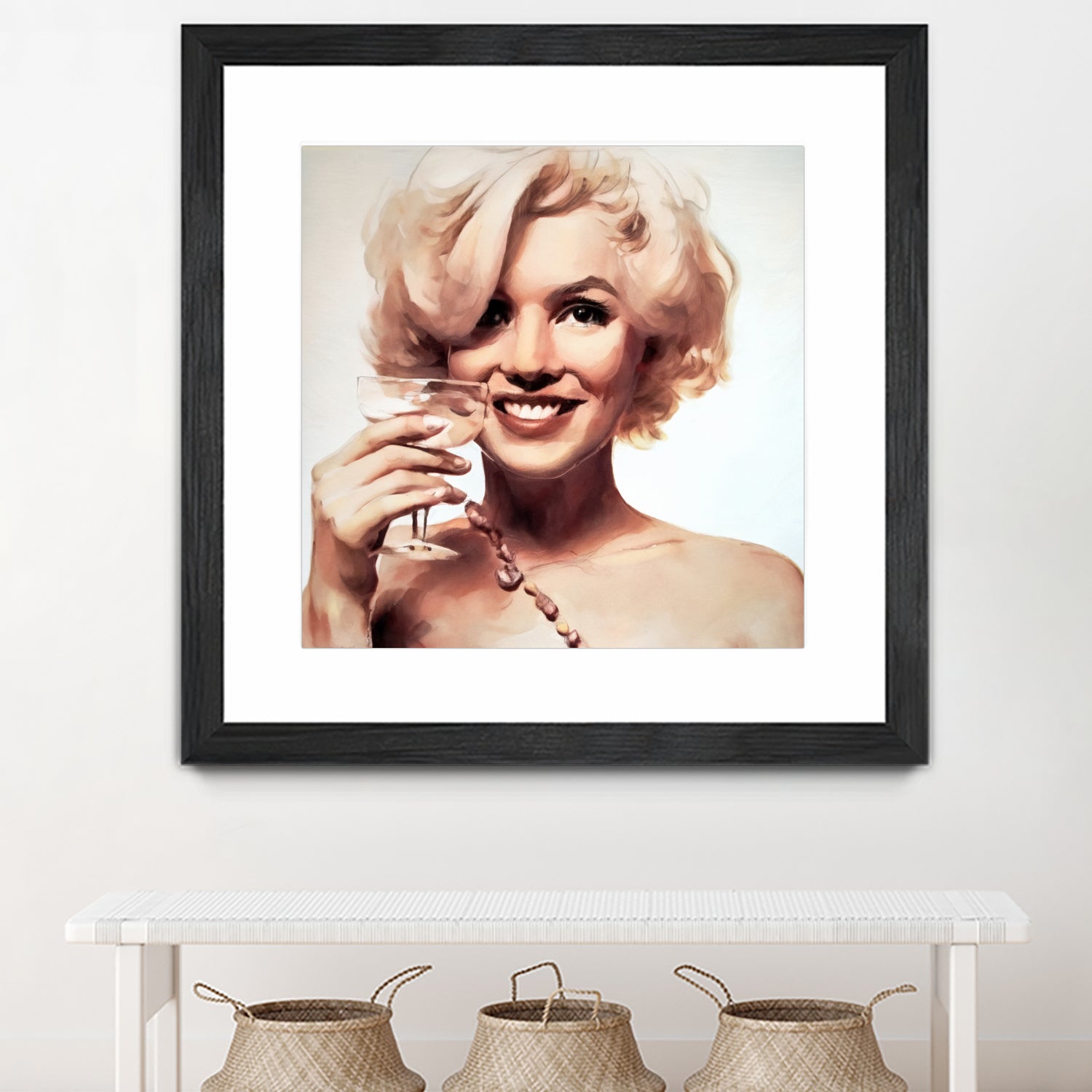 Marilyn Monroe by William Cuccio on GIANT ART - yellow digital painting