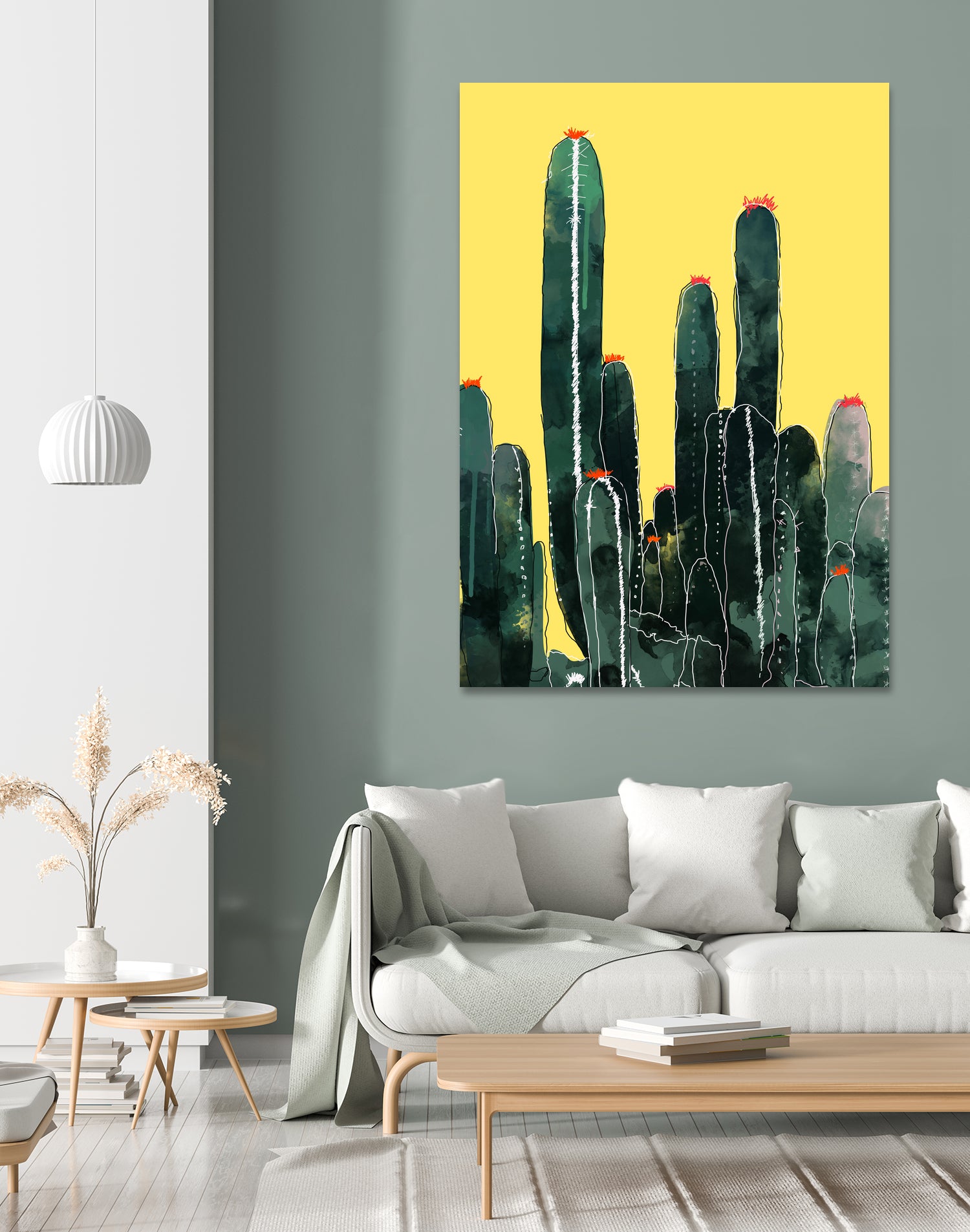 Cactus by Ümmühan Türk on GIANT ART - green digital painting
