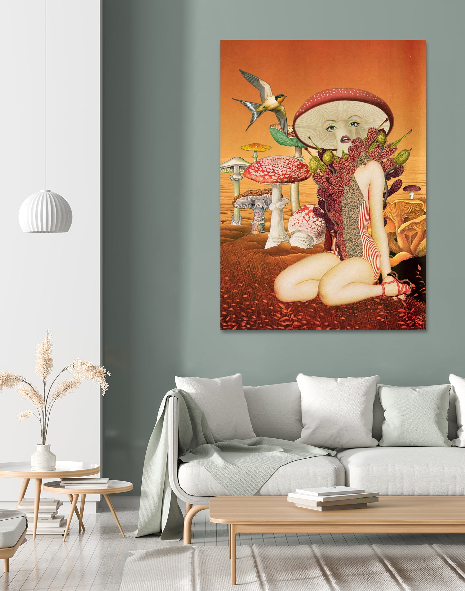 funky fungus by Julia Lillard on GIANT ART - orange photo manipulation