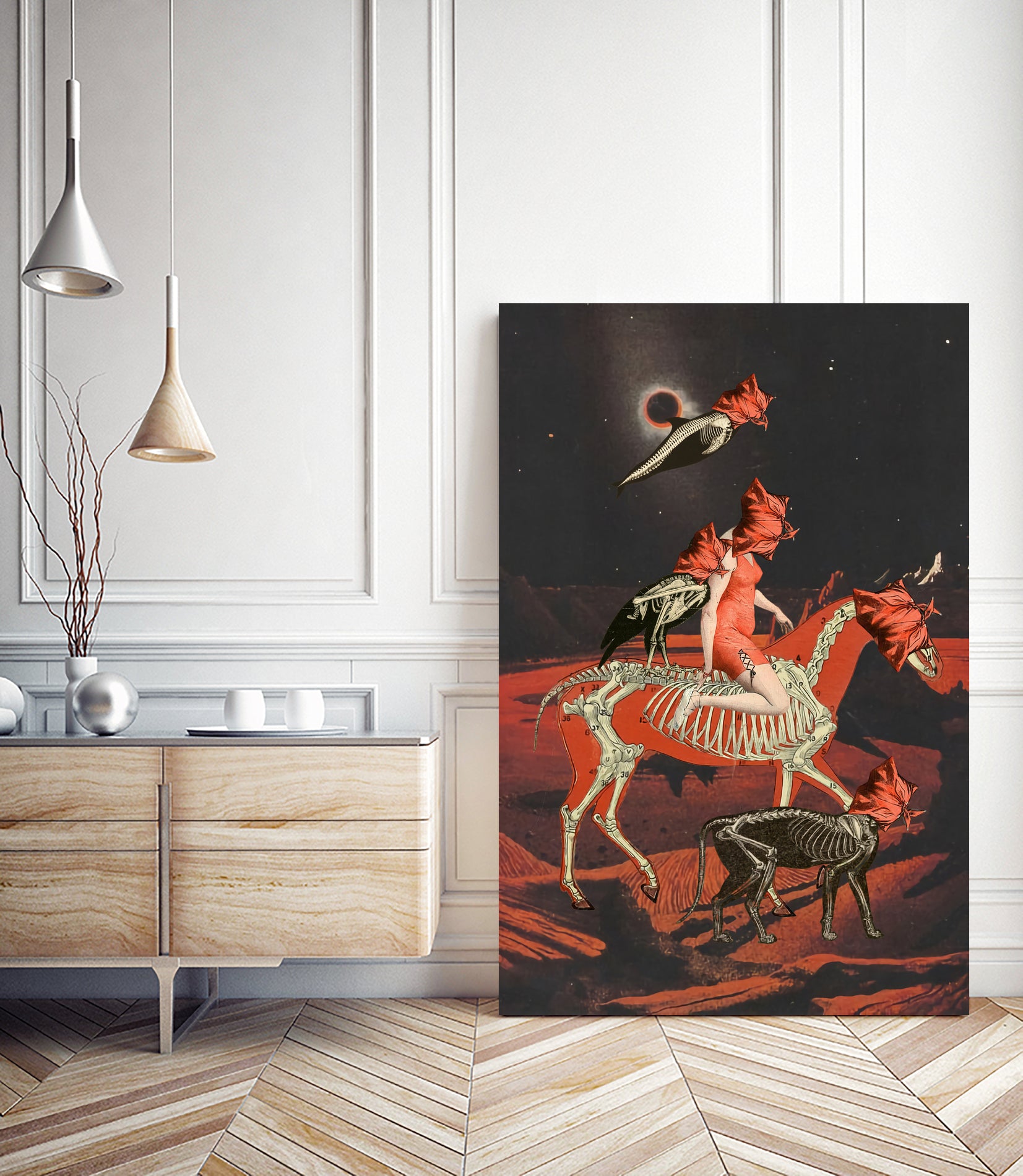 blind leading the blind by Julia Lillard on GIANT ART - orange photo manipulation