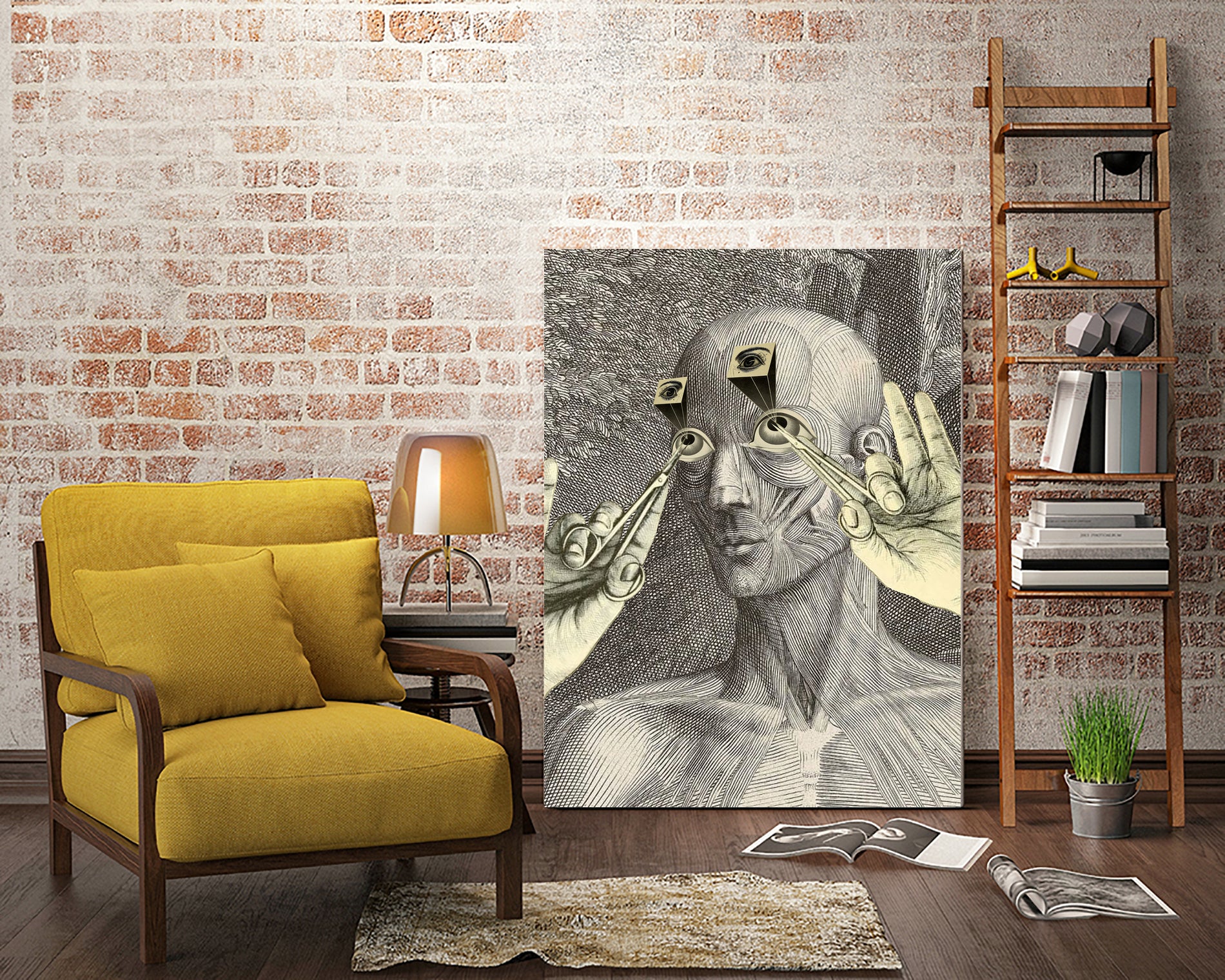 I Can't Unsee It by Julia Lillard on GIANT ART - gray photo manipulation