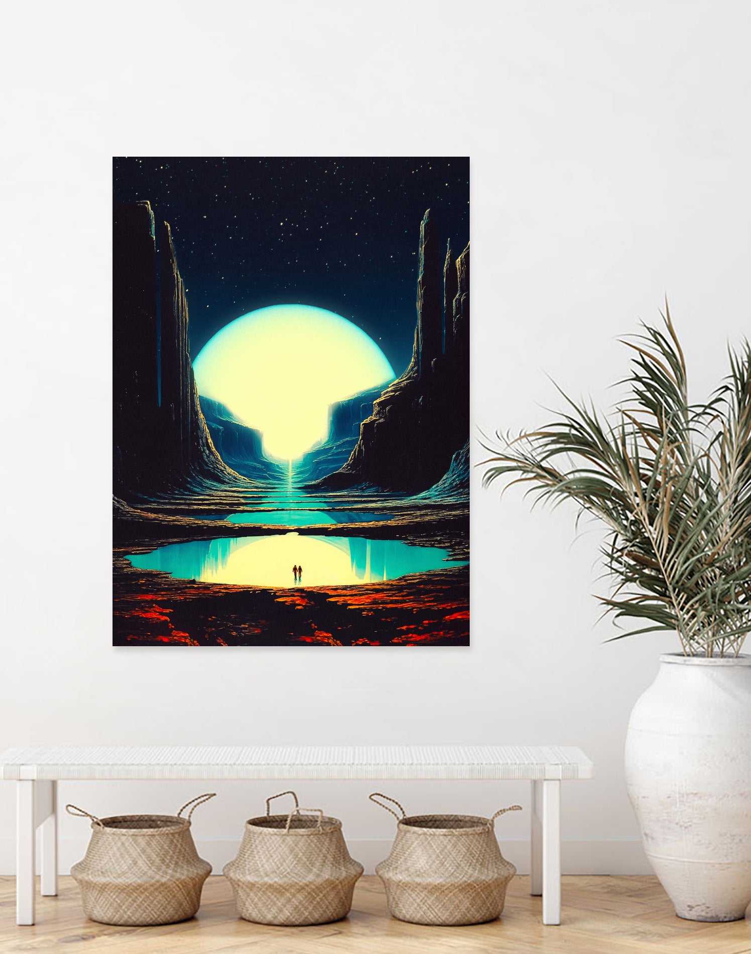 Never Lost With You by Jonas Haeg on GIANT ART - blue photo manipulation