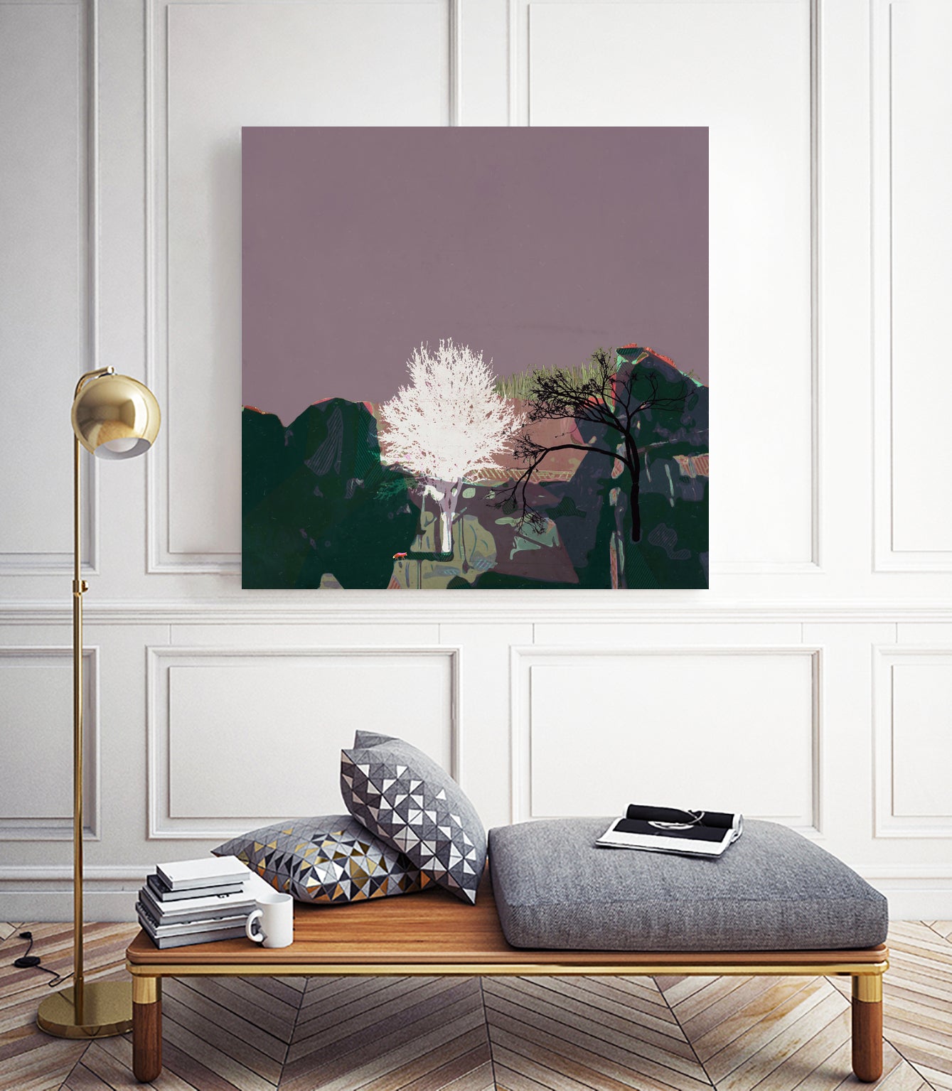 Sionnachuighim by Jamison Gish on GIANT ART - fuchsia digital painting