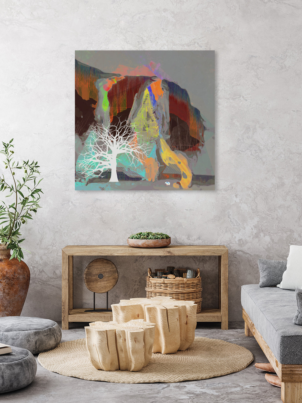 Celestial Creatures by Jamison Gish on GIANT ART - gray digital painting