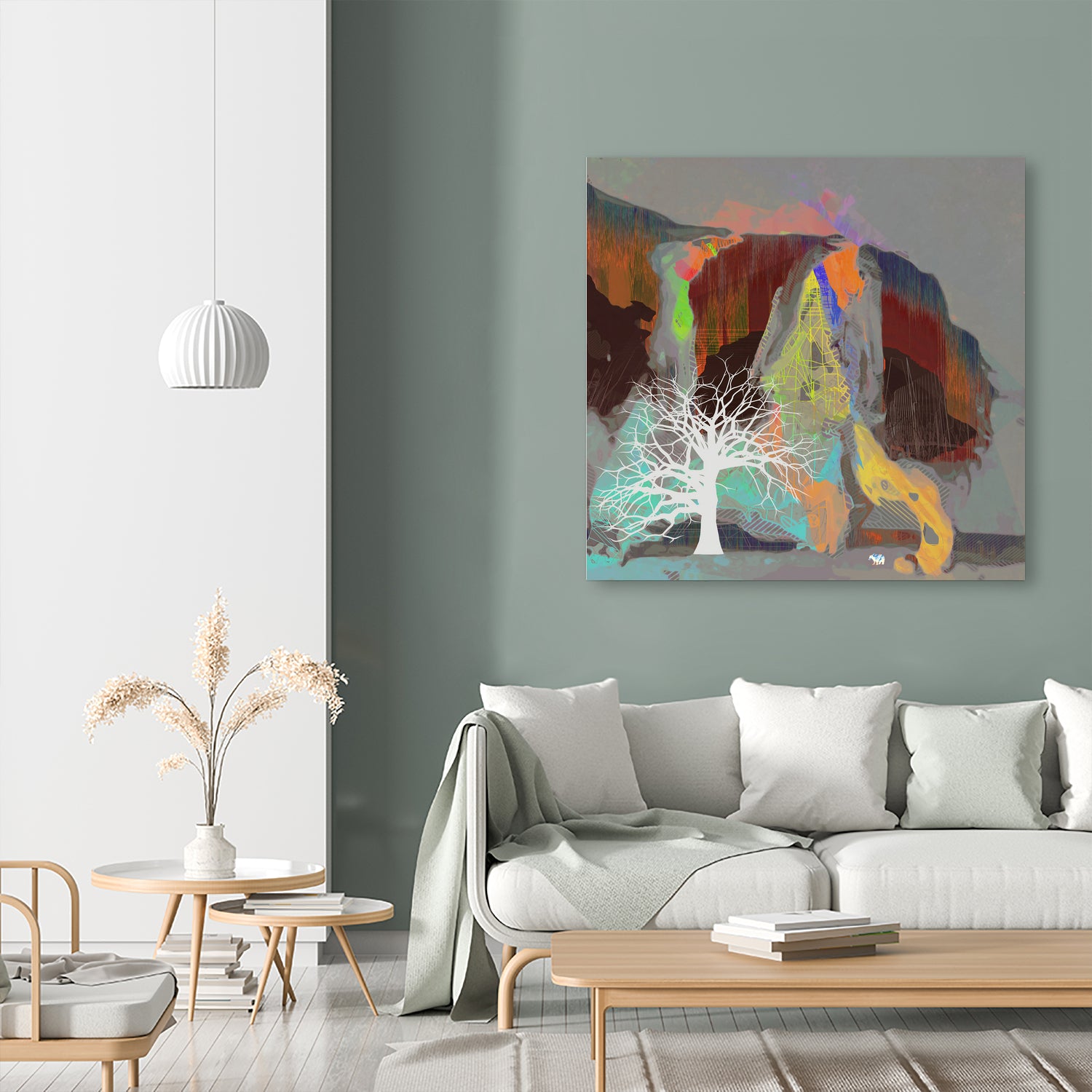 Celestial Creatures by Jamison Gish on GIANT ART - gray digital painting