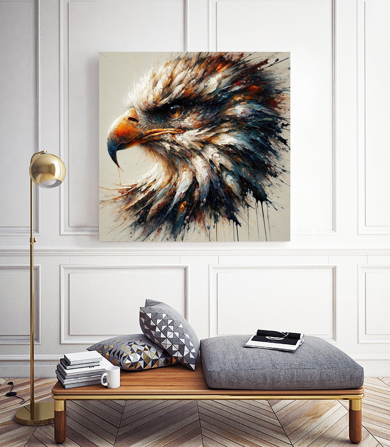 Powerful Eagle by Isabel Cerdá Muñoz on GIANT ART - brown digital painting