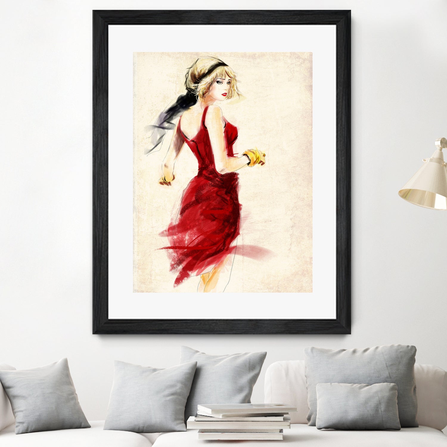 Erica by Ng Chun Fui on GIANT ART - red digital painting