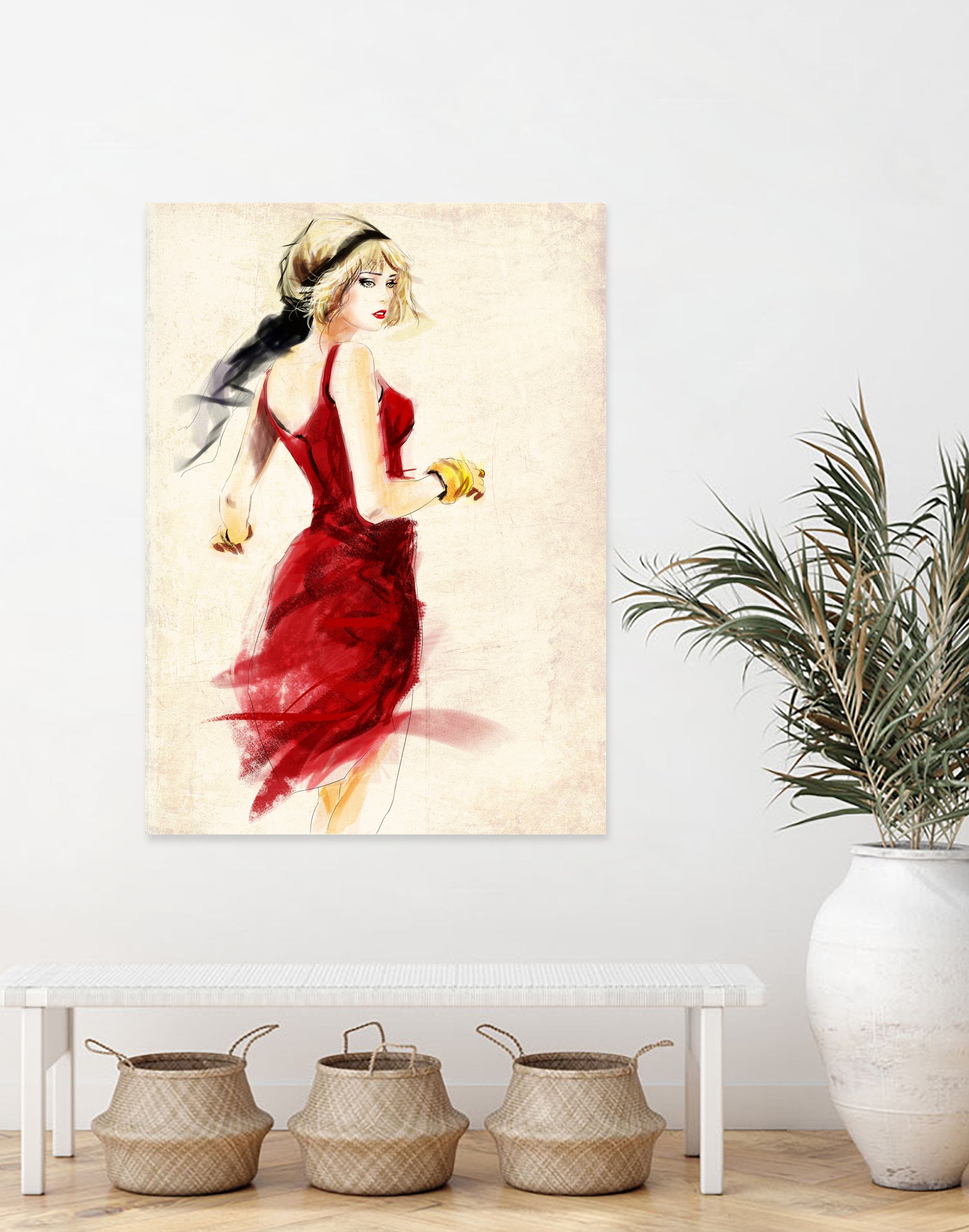 Erica by Ng Chun Fui on GIANT ART - red digital painting