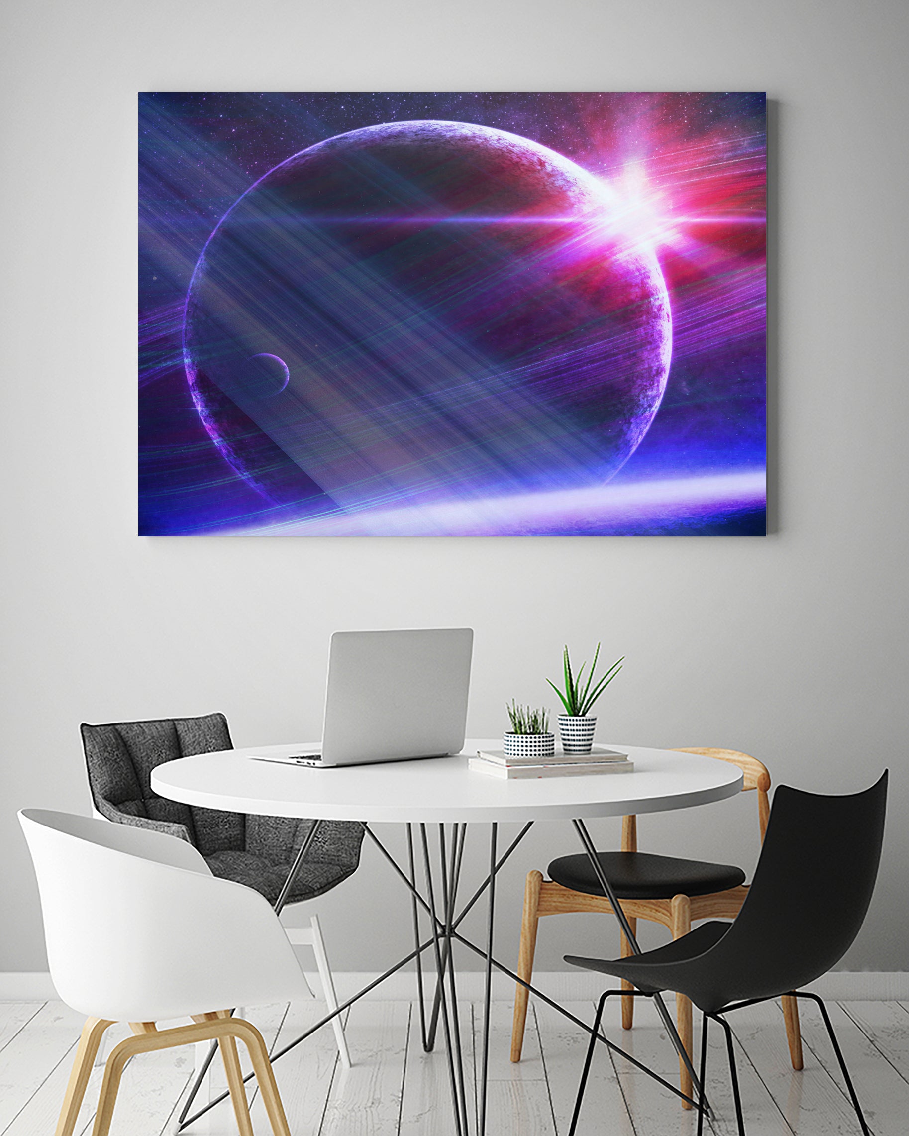 Parallel world by Carrie Lacey-Donahue on GIANT ART - fuchsia photo illustration