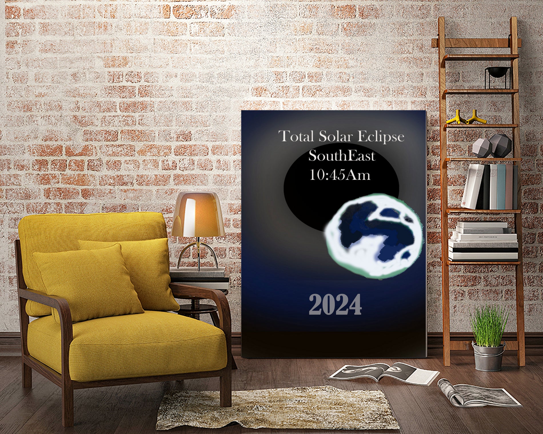 People.watch.10.45.eclipse by Matthew McGuire on GIANT ART - blue digital painting