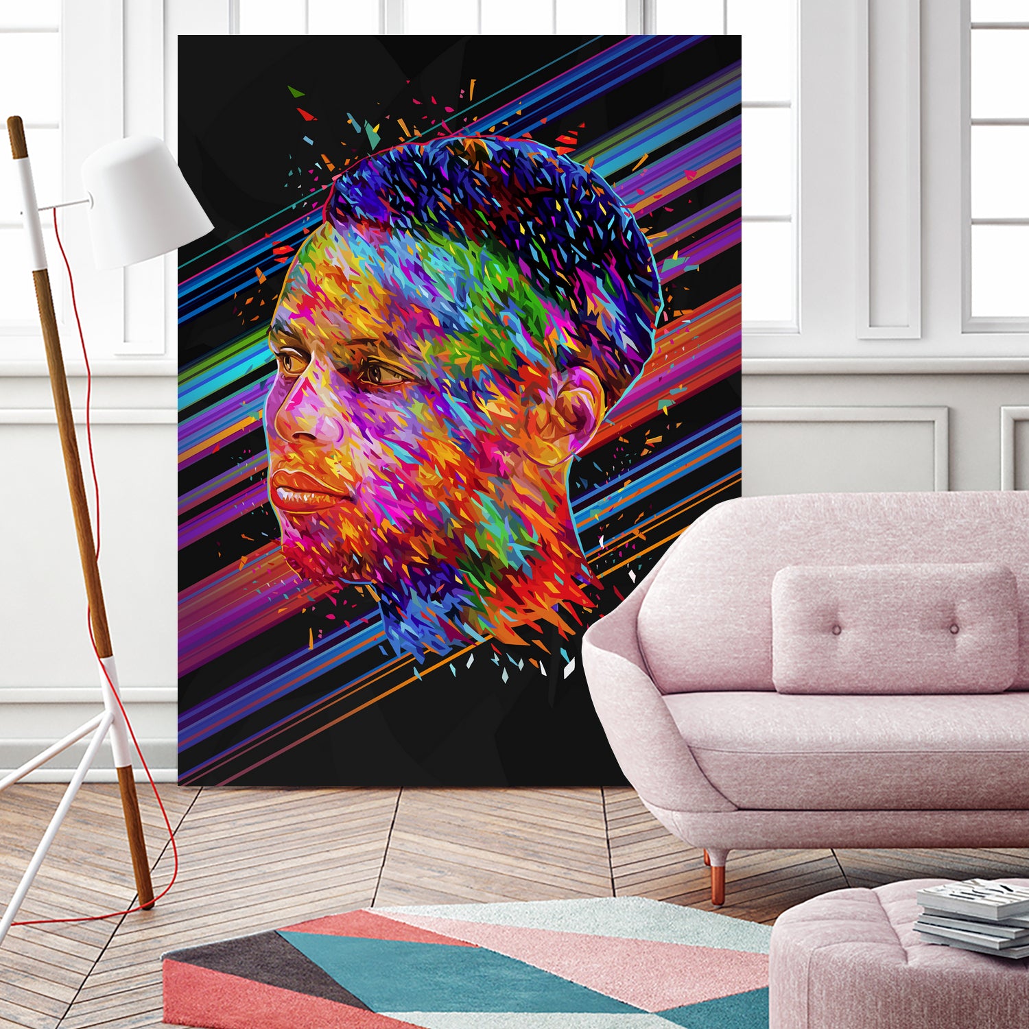 Stephen Curry by Alessandro Pautasso on GIANT ART - fuchsia digital painting