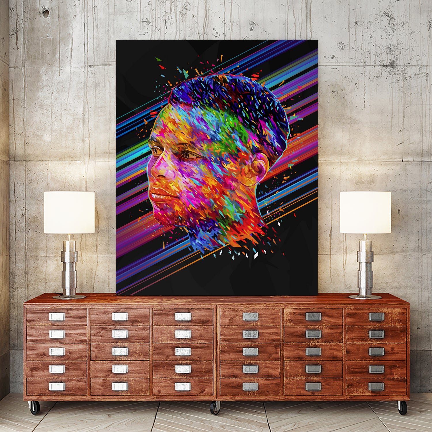 Stephen Curry by Alessandro Pautasso on GIANT ART - fuchsia digital painting