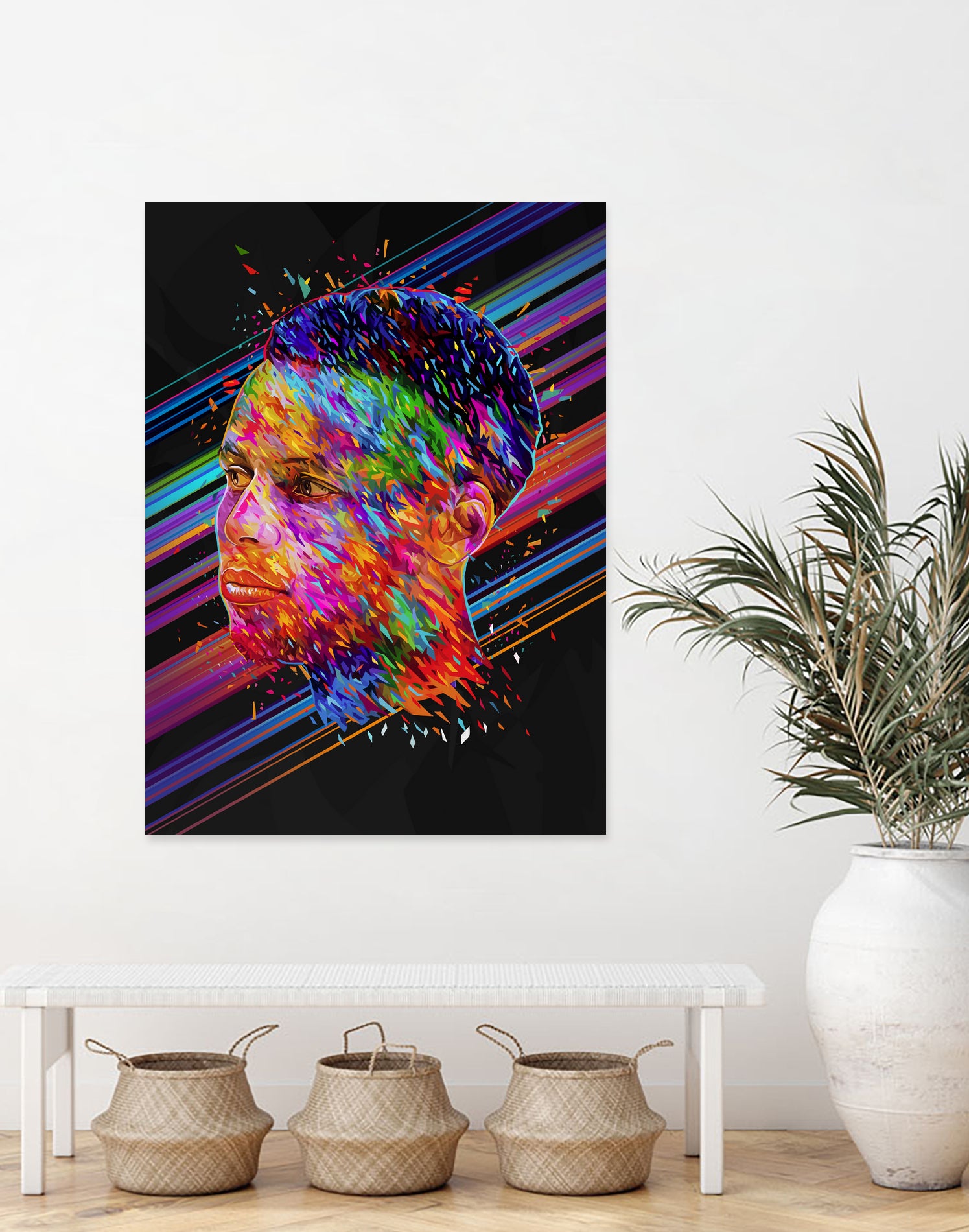 Stephen Curry by Alessandro Pautasso on GIANT ART - fuchsia digital painting