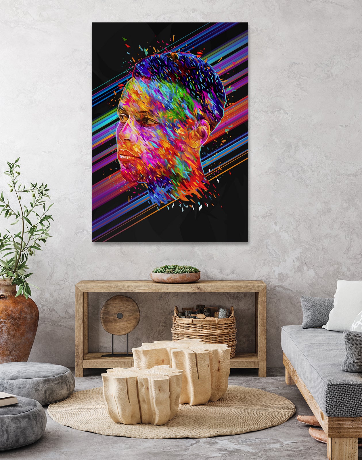 Stephen Curry by Alessandro Pautasso on GIANT ART - fuchsia digital painting