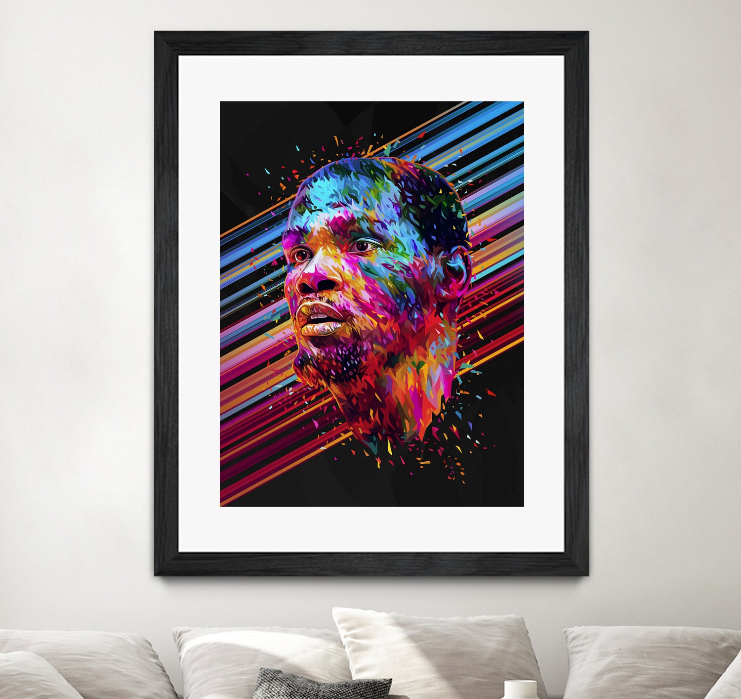 Kevin Durant by Alessandro Pautasso on GIANT ART - blue digital painting