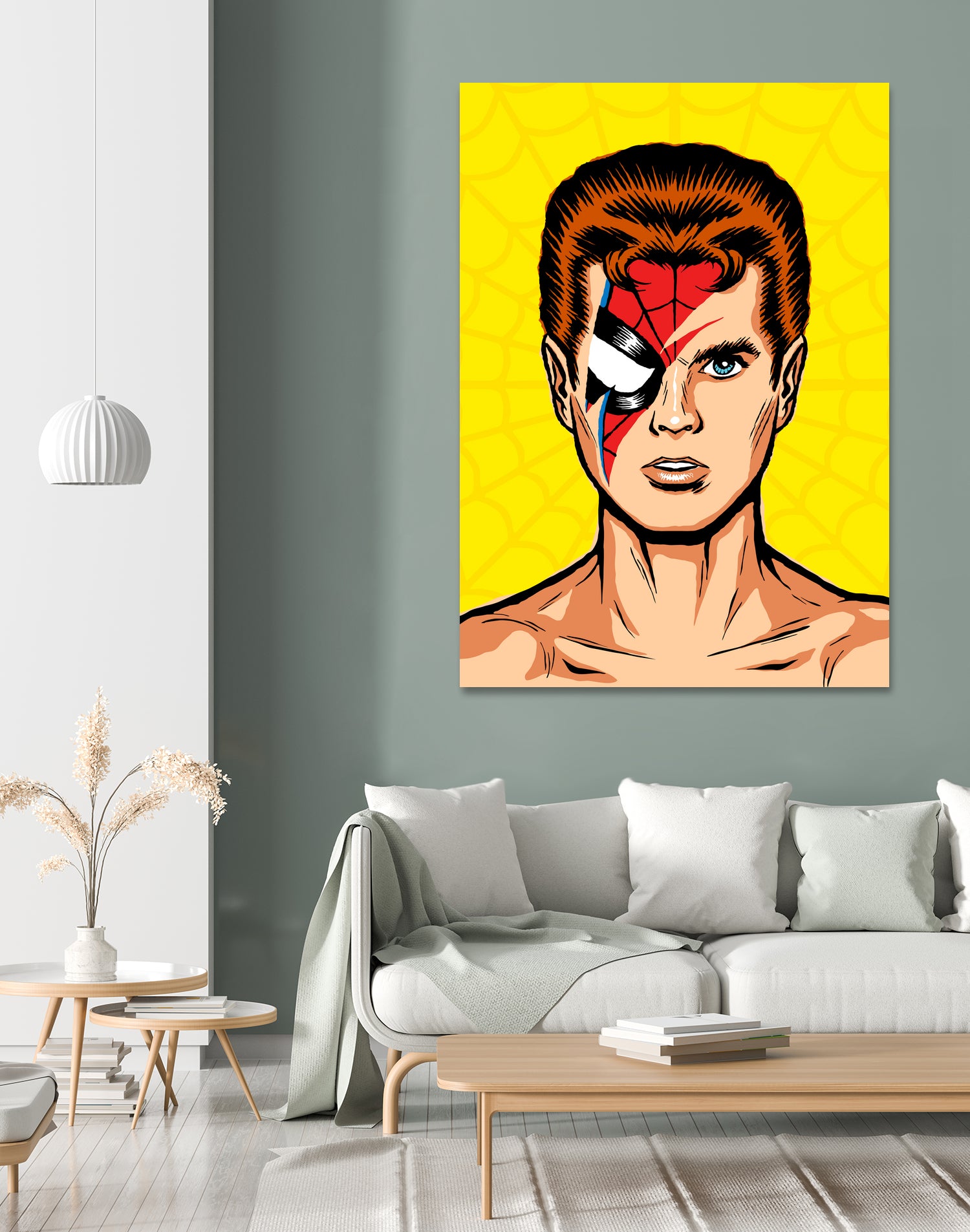 Spiders From Mars by Bily Mariano da Luz on GIANT ART - yellow digital painting