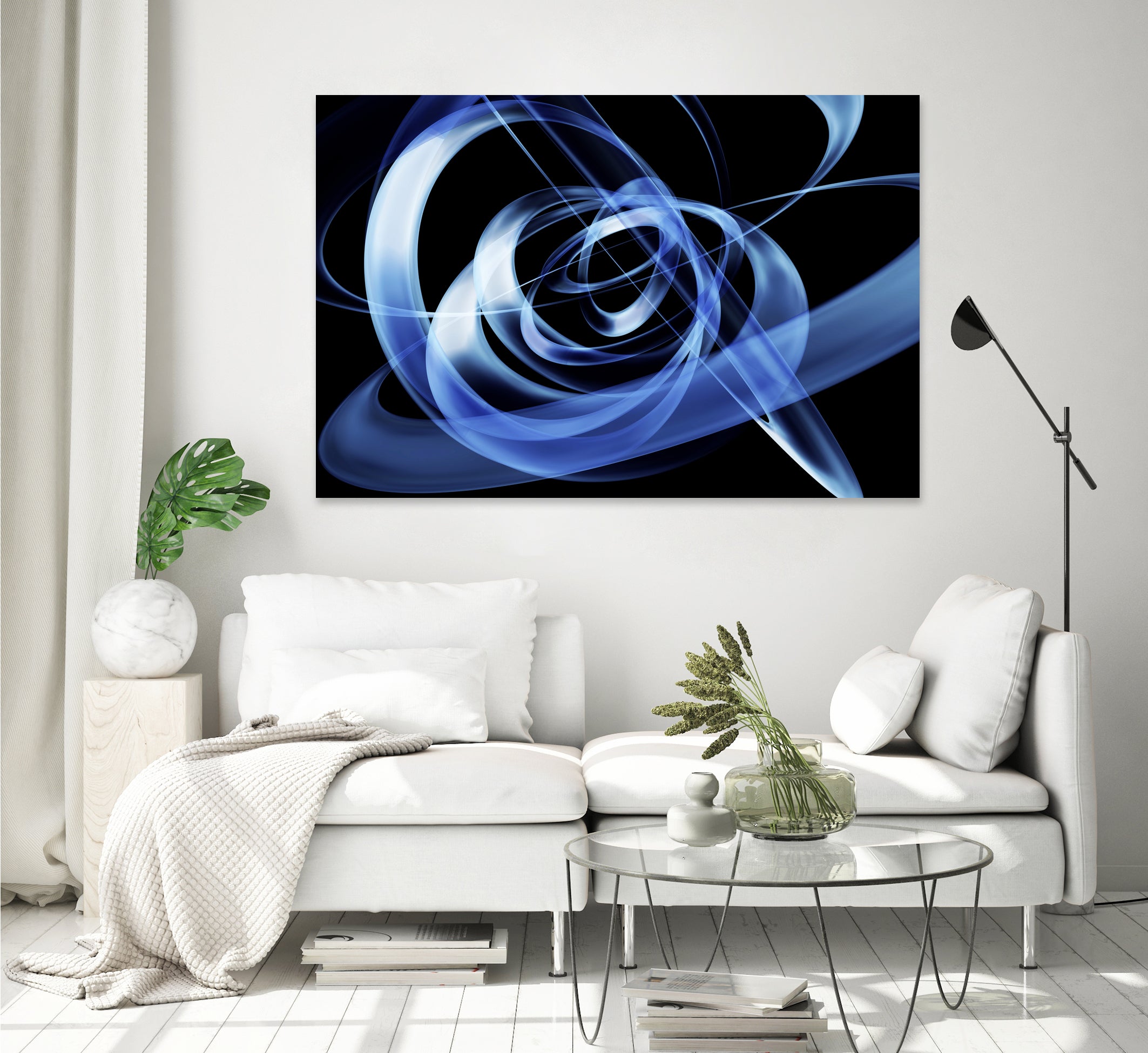 Gravity Well by George Smith on GIANT ART - blue 3d art