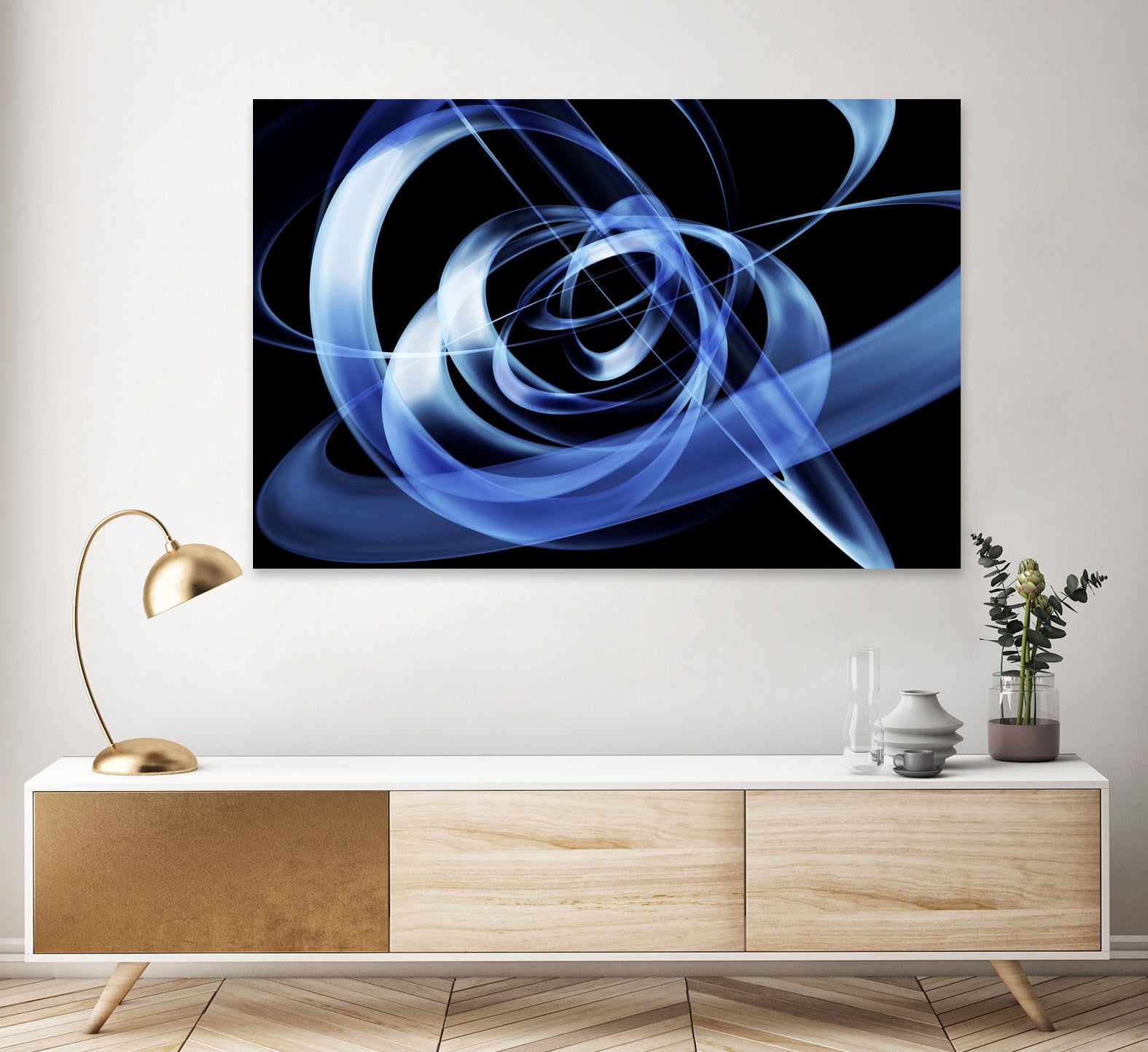 Gravity Well by George Smith on GIANT ART - blue 3d art