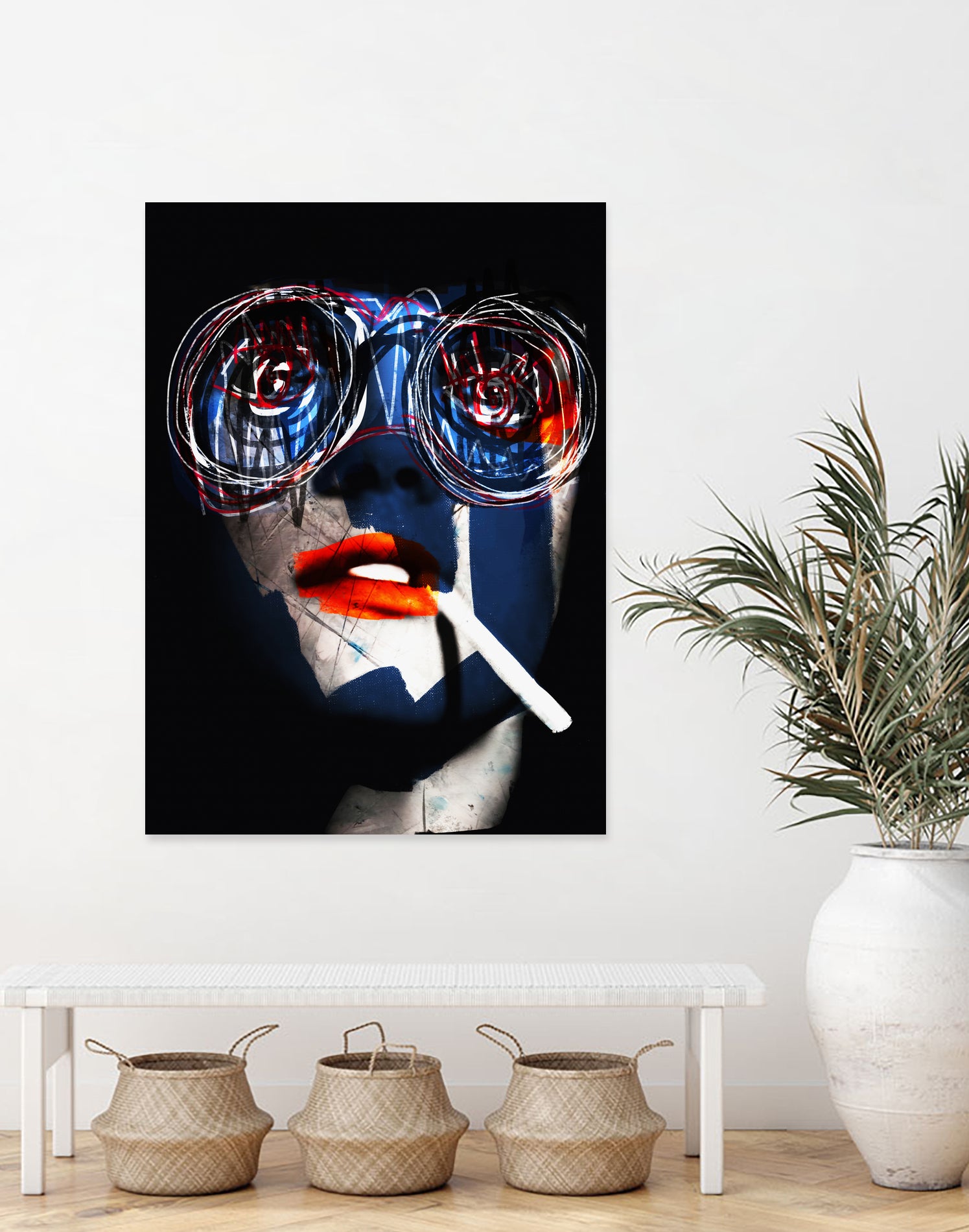 Rider by Daniel Malta on GIANT ART - blue digital painting