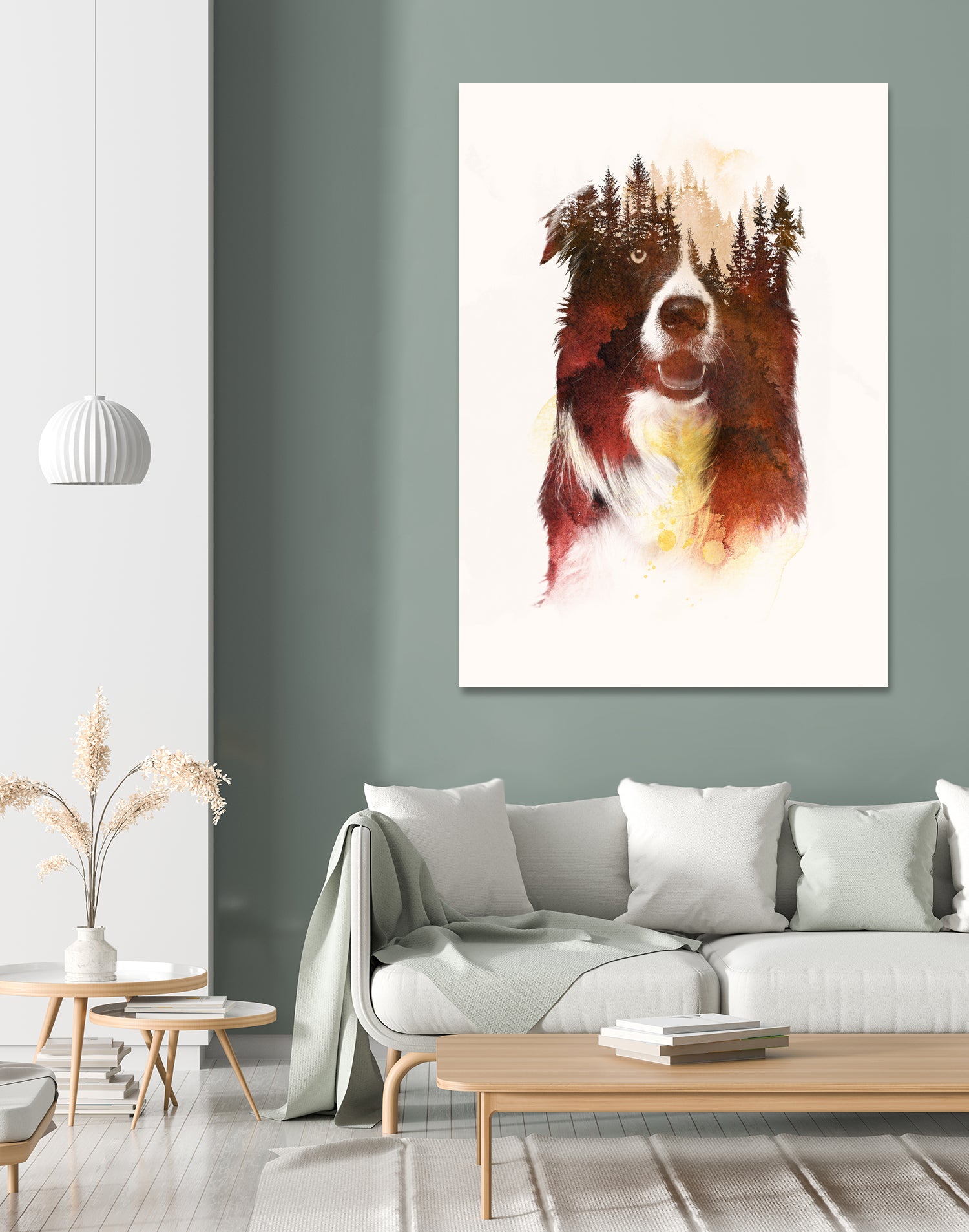 One night in the forest by Robert Farkas on GIANT ART - brown digital painting