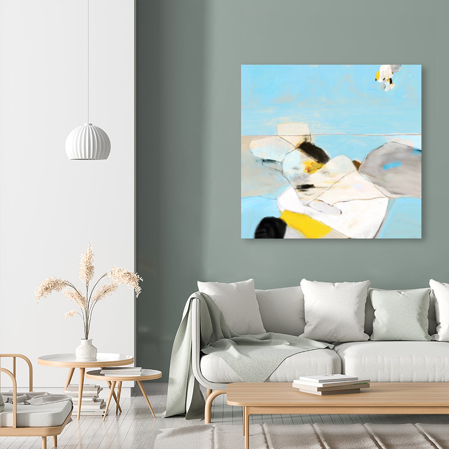 Assurément by Octal Pixel on GIANT ART - blue digital painting