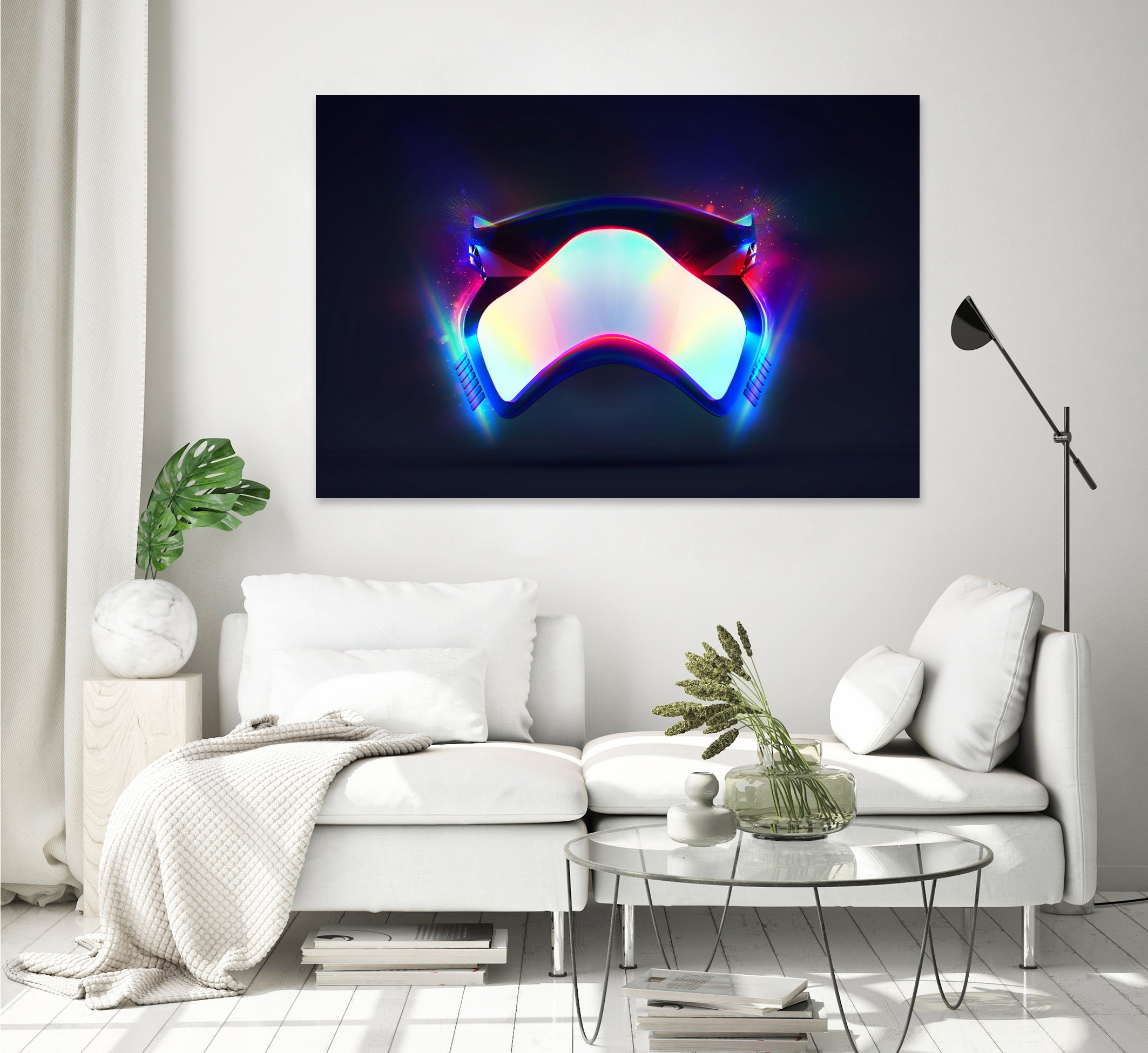 Stormtrooper Mask Black by Tony Ariawan on GIANT ART - black 3d art