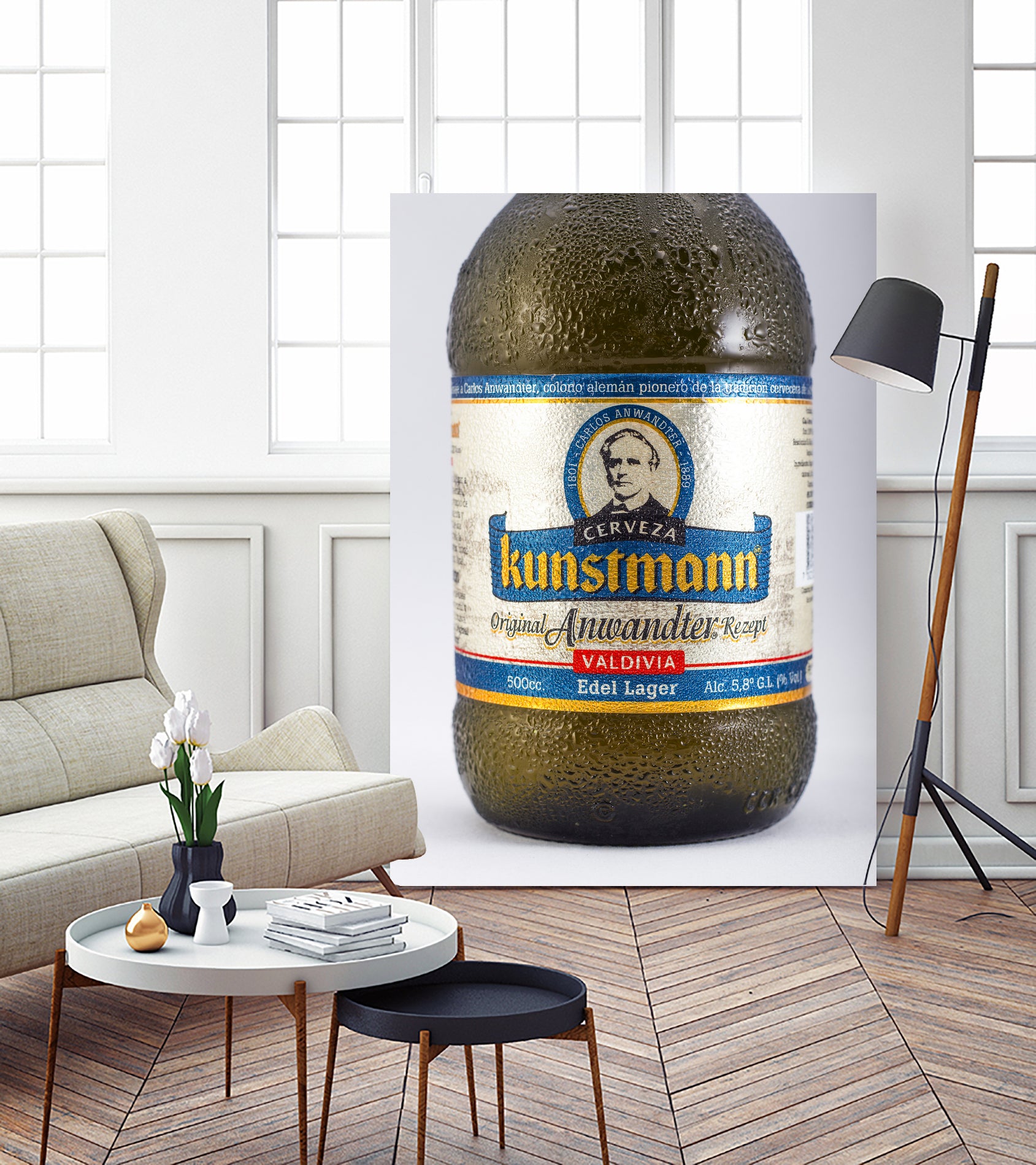 Kunstmann Edel Lager by Alvaro Gonzalez on GIANT ART - gray photo manipulation