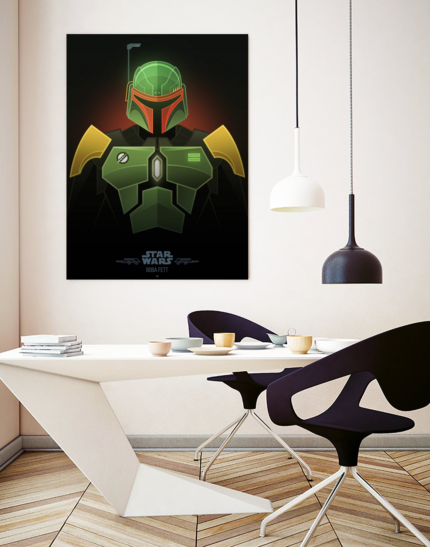 Boba Fett by Jonathan Lam on GIANT ART - green character design