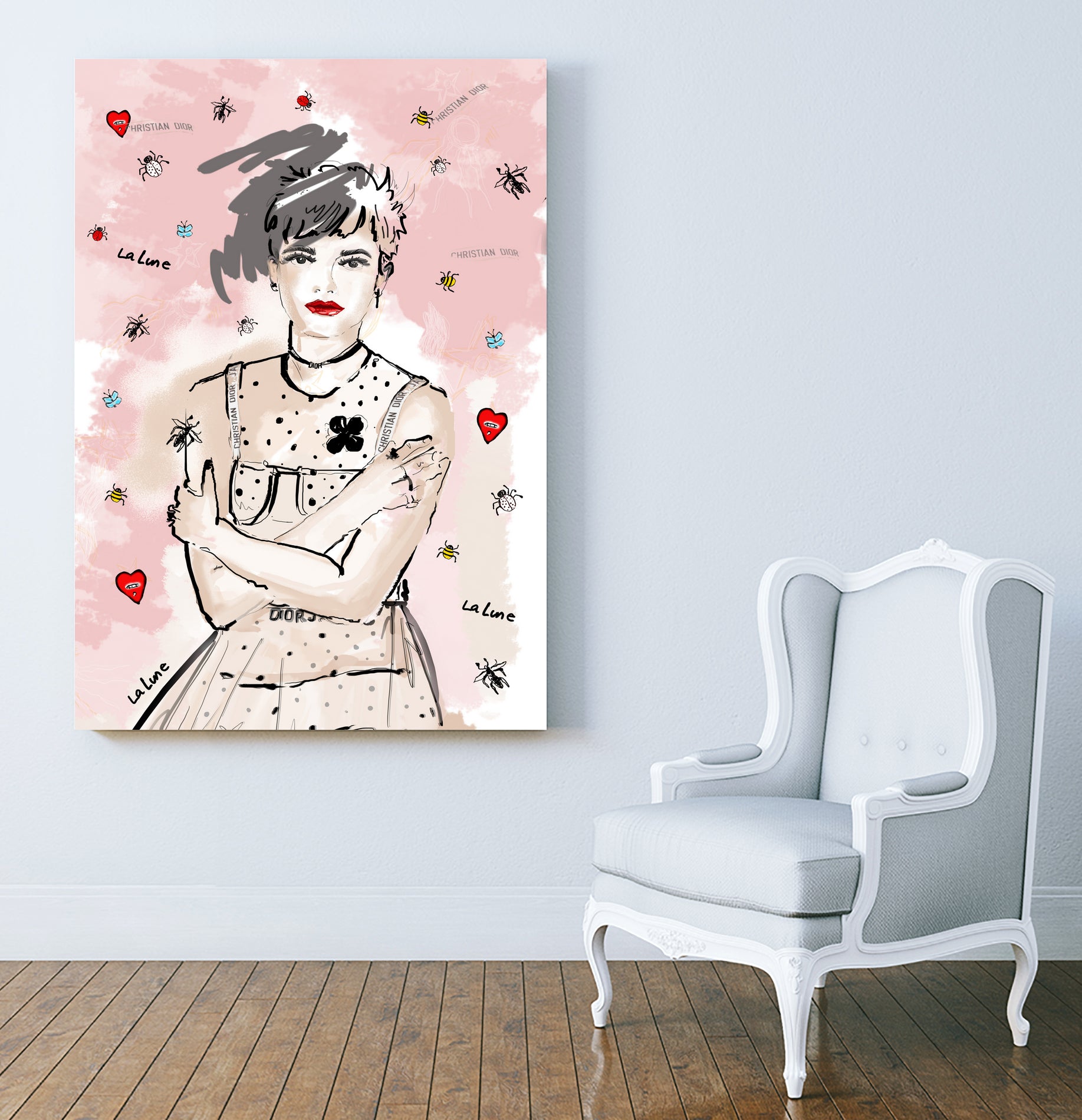 Dior S/S 2017 by mukta lata barua on GIANT ART - black digital painting