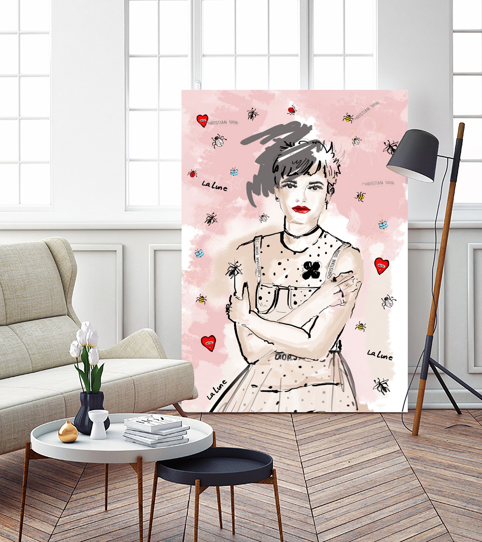 Dior S/S 2017 by mukta lata barua on GIANT ART - black digital painting