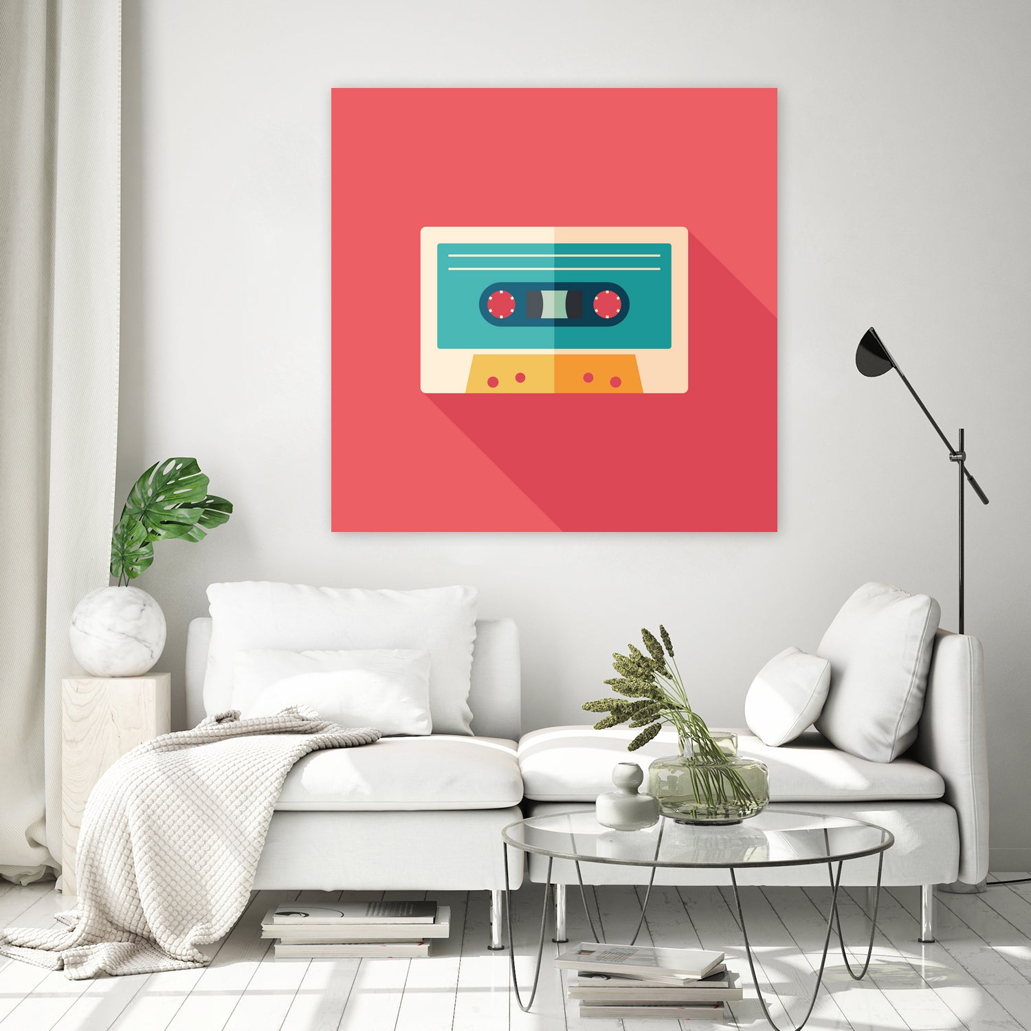 Audio Cassette by Yury Velikanov on GIANT ART - white vector illustration