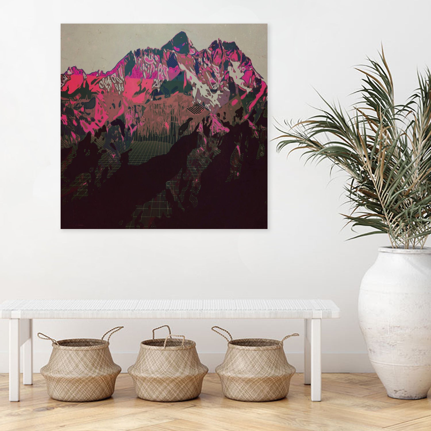 Endless, Nameless by Jamison Gish on GIANT ART - pink digital painting