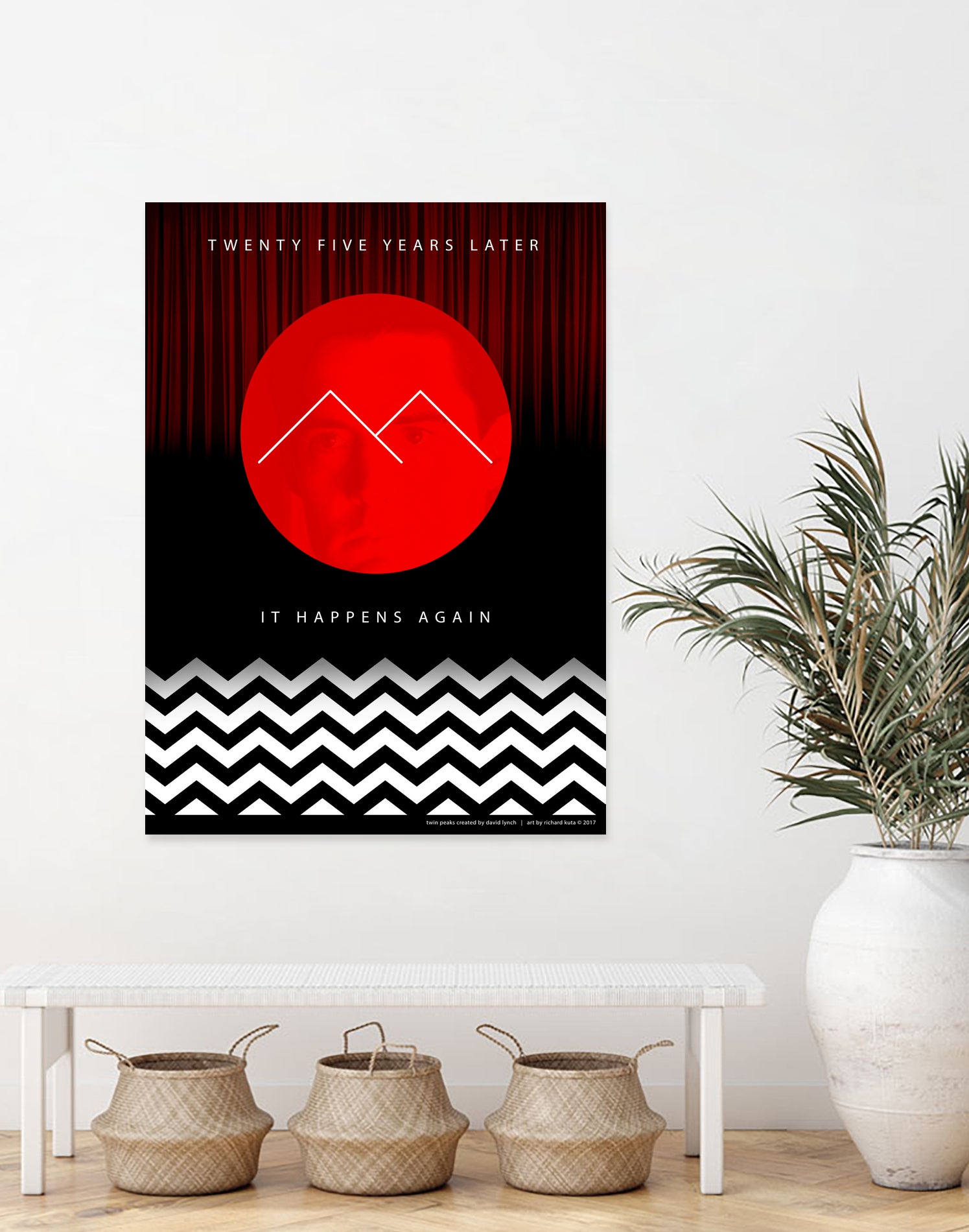 Twin Peaks (detailed) by Richard Kuta on GIANT ART - white digital drawing