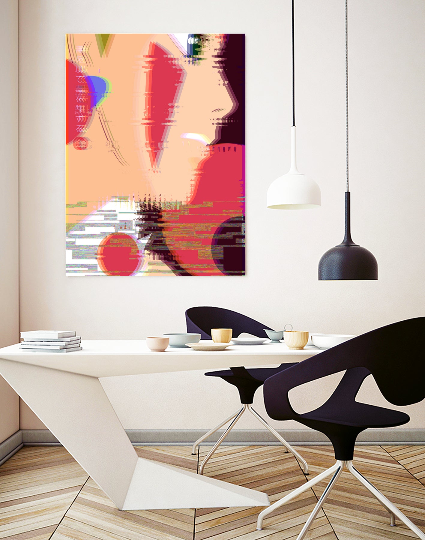 Miyazaki Glitch - Princess Mononoke by Hyo Kim on GIANT ART - red digital painting