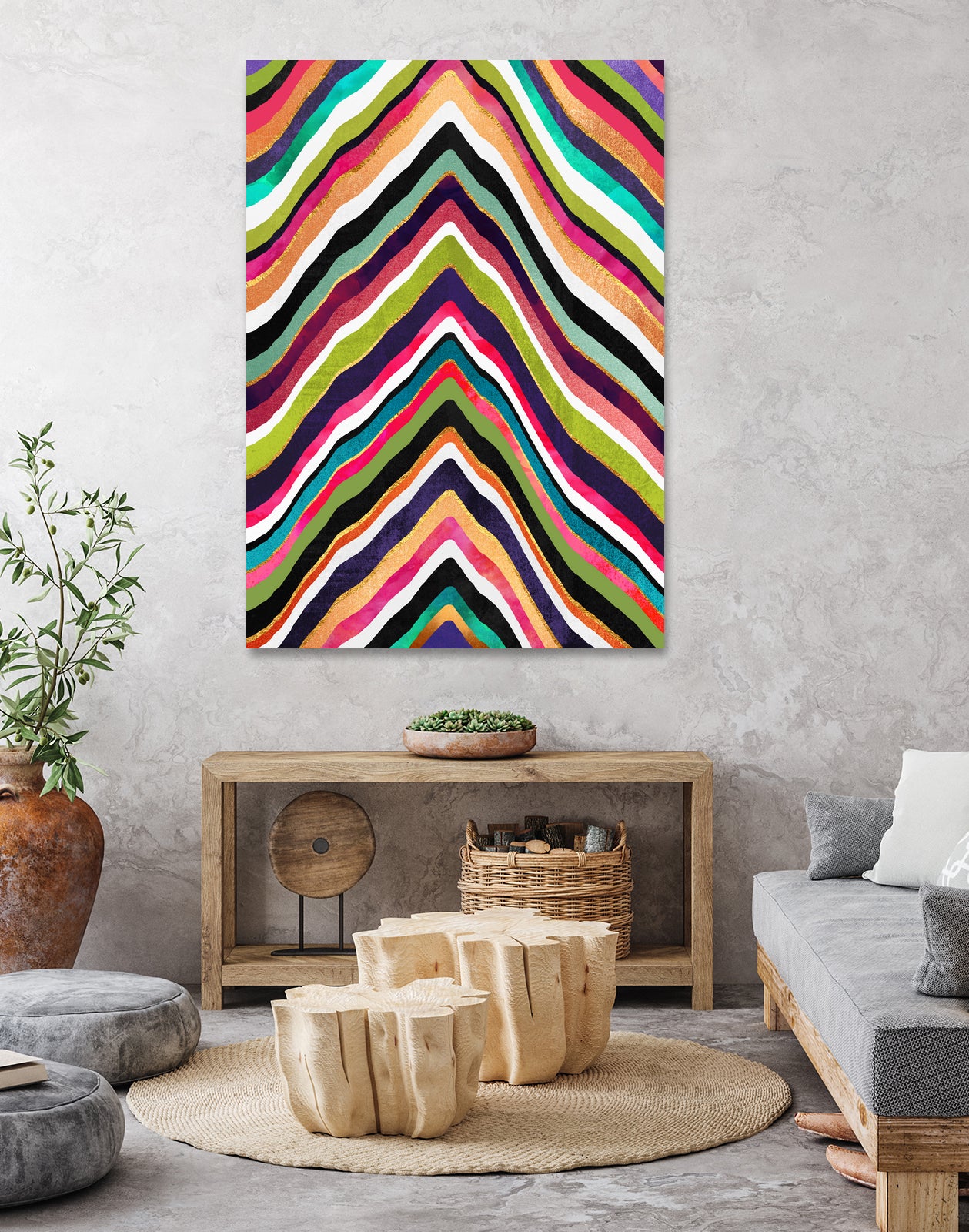 Colors 01 by Elisabeth Fredriksson on GIANT ART - green mixed media