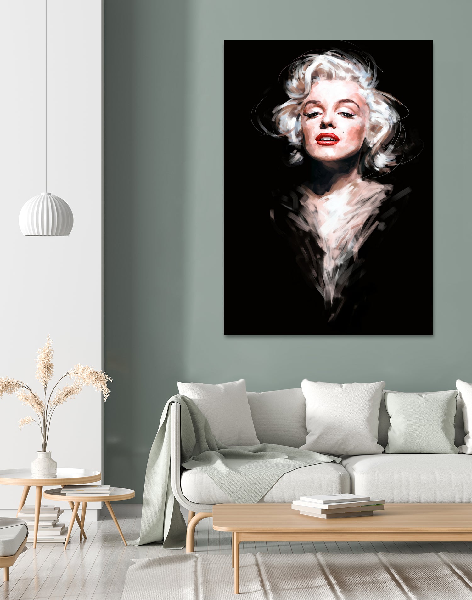 Marilyn by Dmitry Belov on GIANT ART - black digital painting