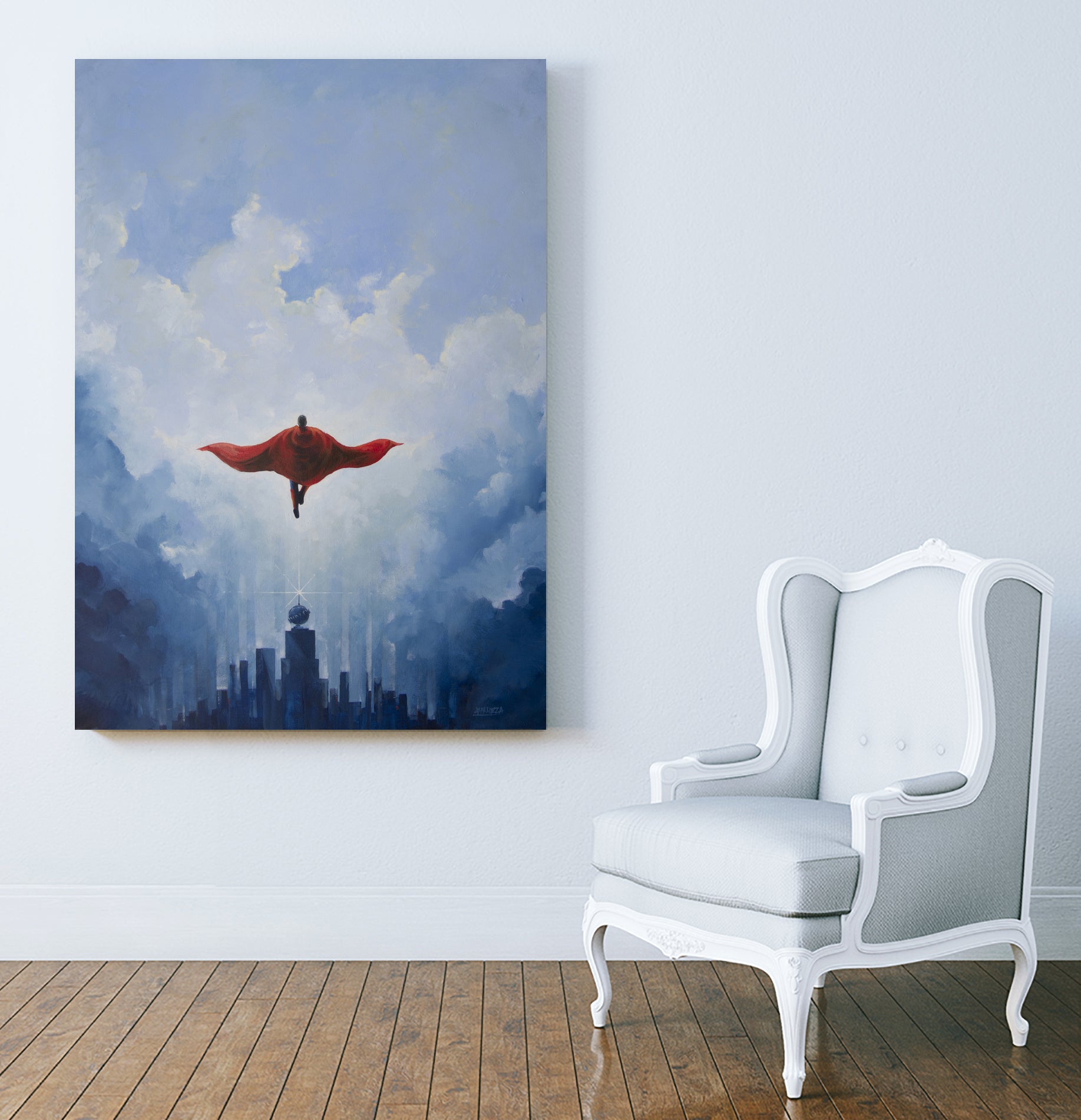 Savior by Vincent Carrozza on GIANT ART - blue digital painting