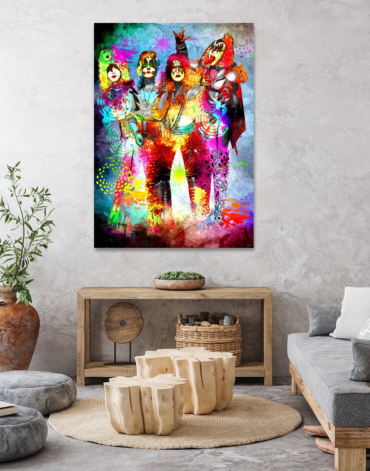 KISS by Daniel Janda on GIANT ART - white digital painting