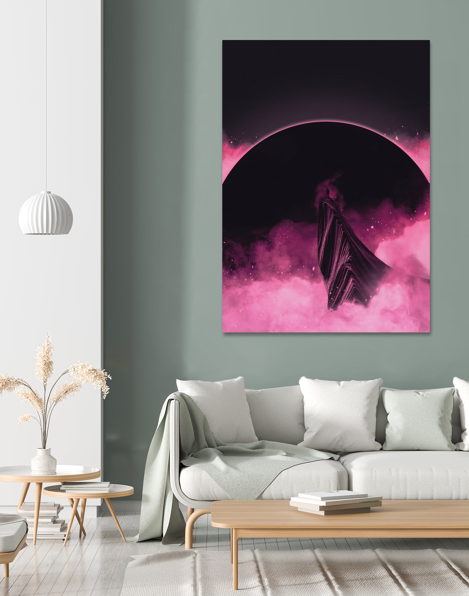 No Stars by Adam Priester on GIANT ART - pink digital painting