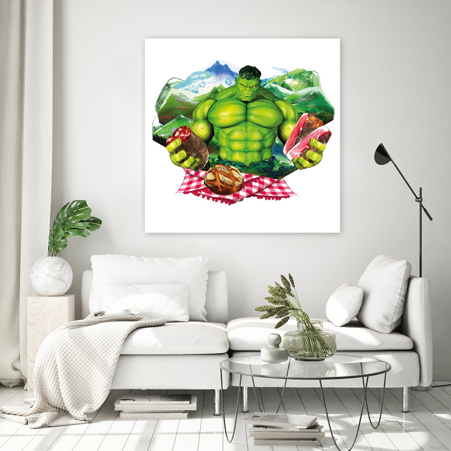 Hulk by Julie Baldassi on GIANT ART - green photo illustration