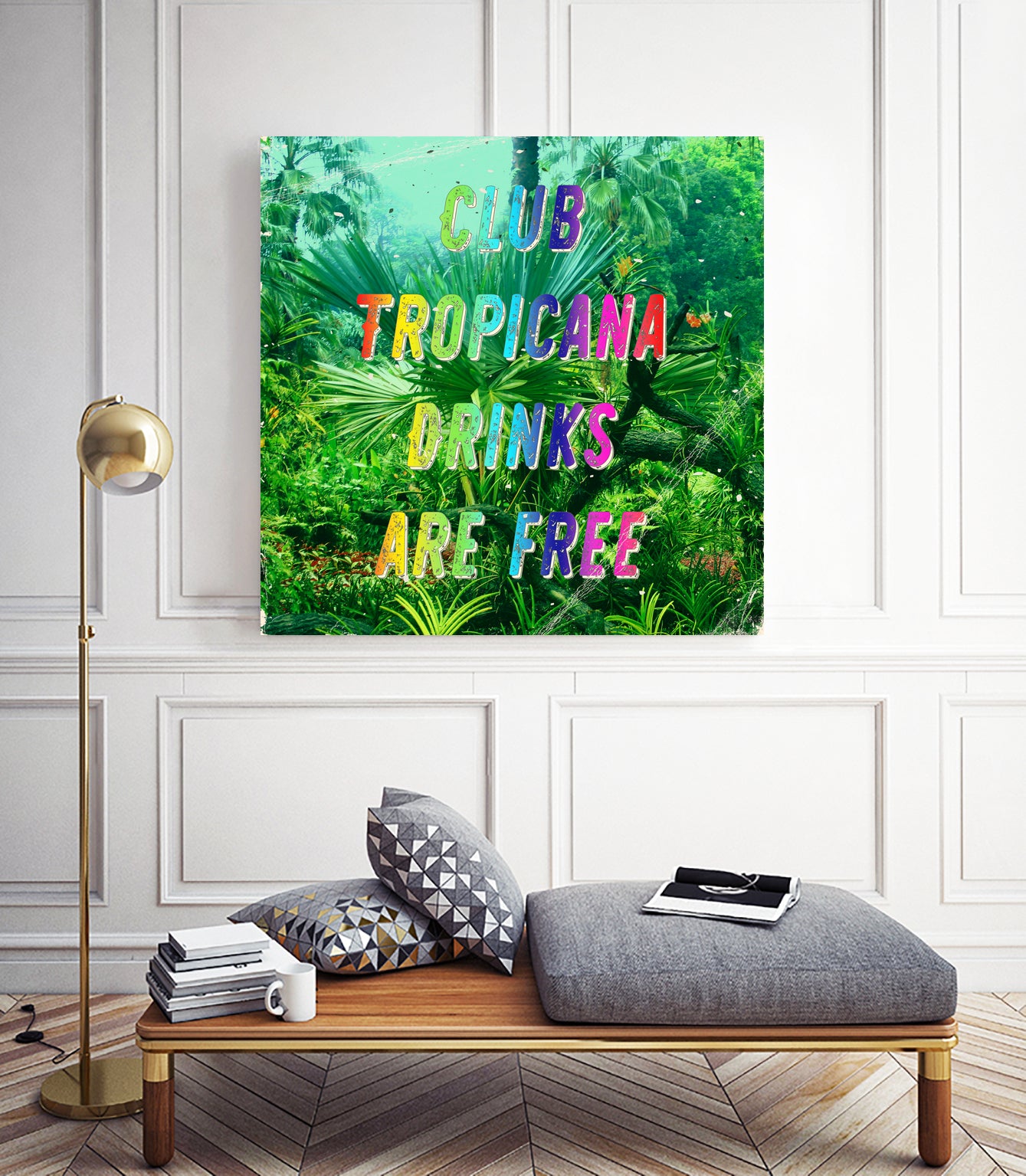 Club Tropicana-#2 by Ralph Frankenberg on GIANT ART - green photo illustration