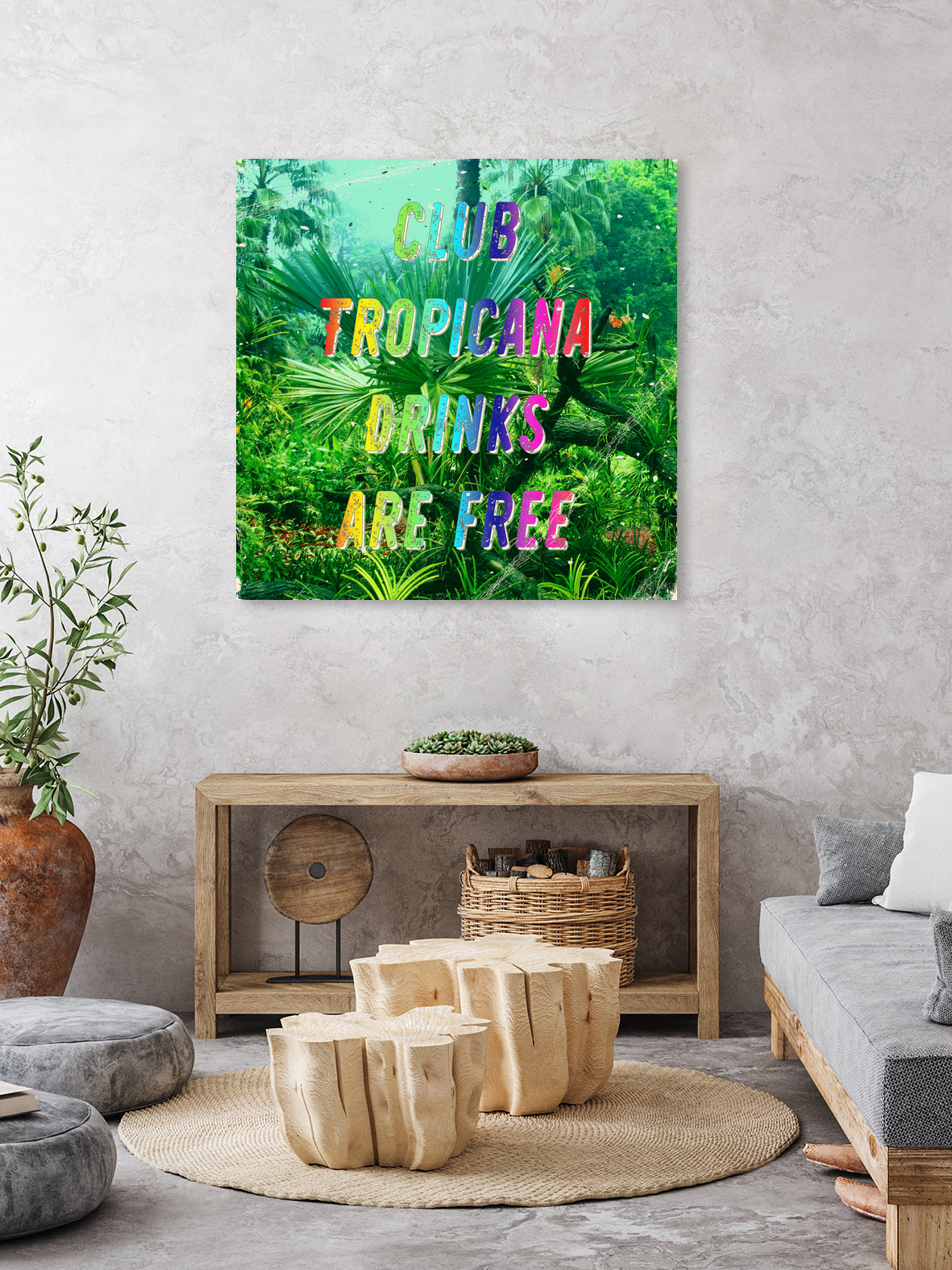 Club Tropicana-#2 by Ralph Frankenberg on GIANT ART - green photo illustration