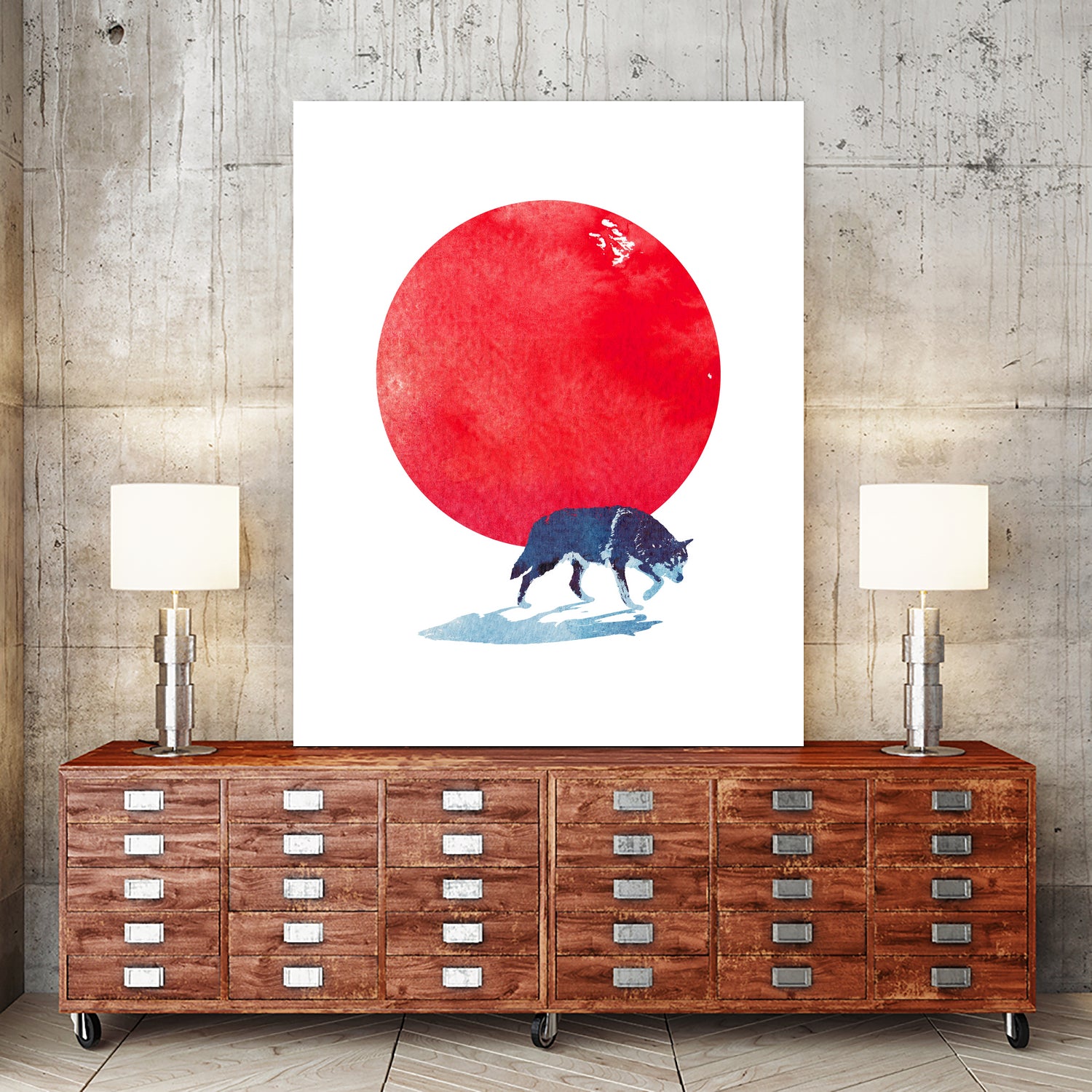 Fear the red by Robert Farkas on GIANT ART - red digital painting