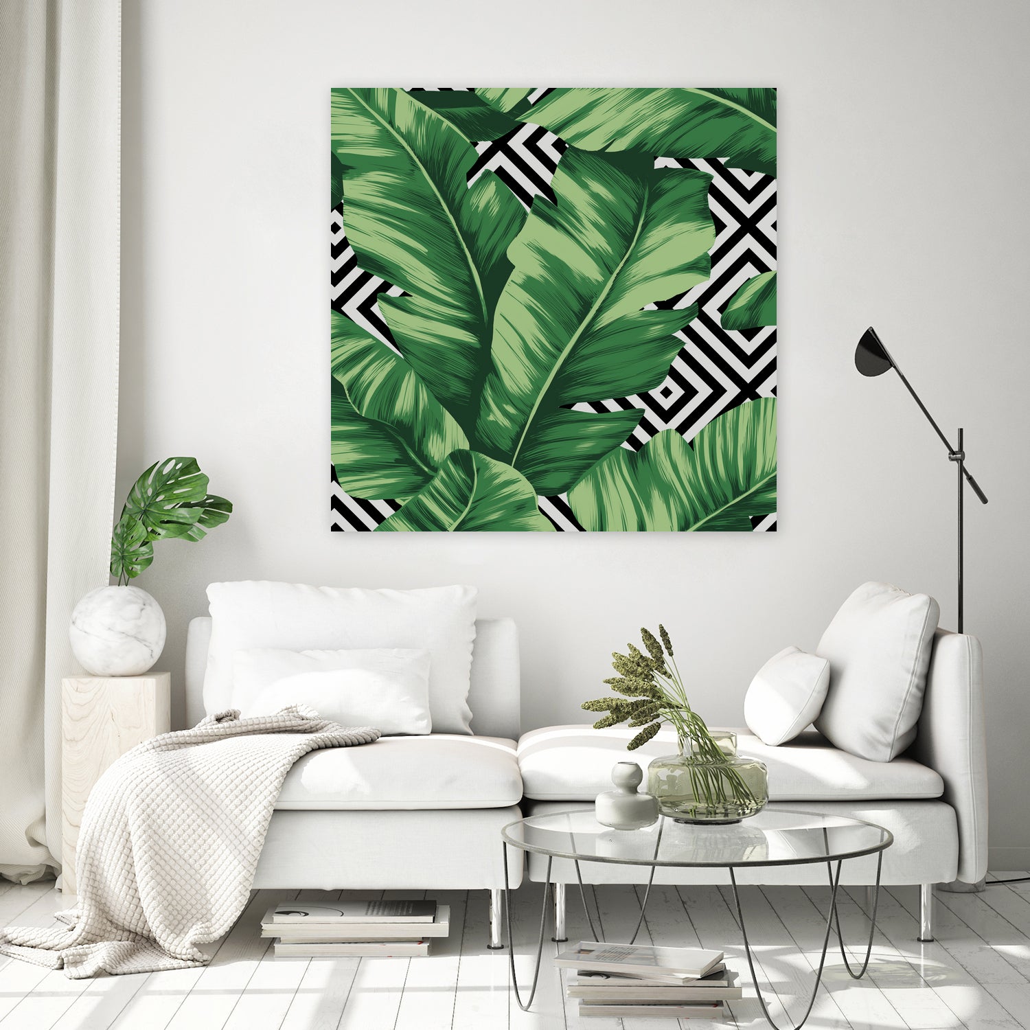 Banana leaf by Paola Morpheus on GIANT ART - green digital painting