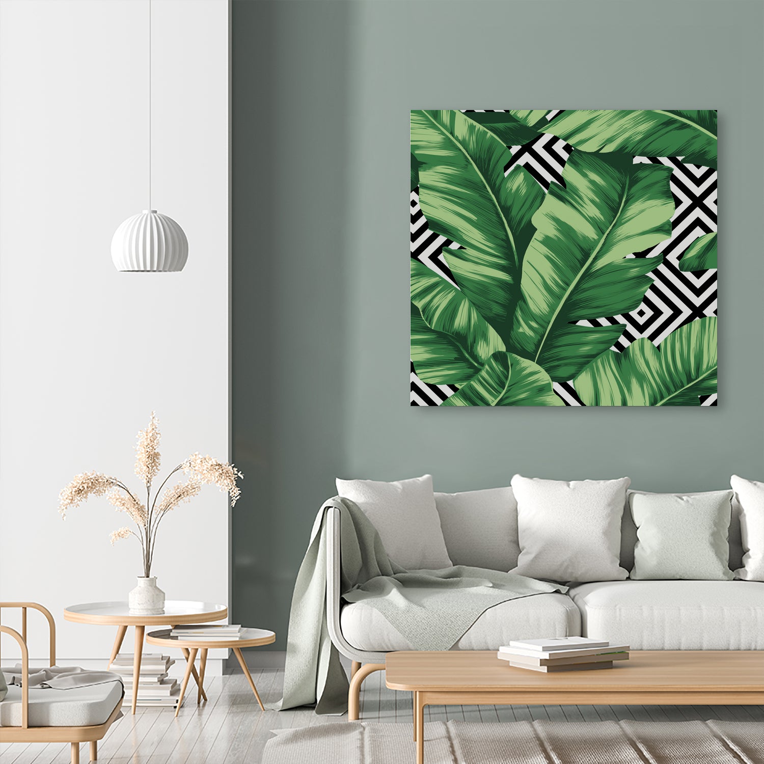 Banana leaf by Paola Morpheus on GIANT ART - green digital painting