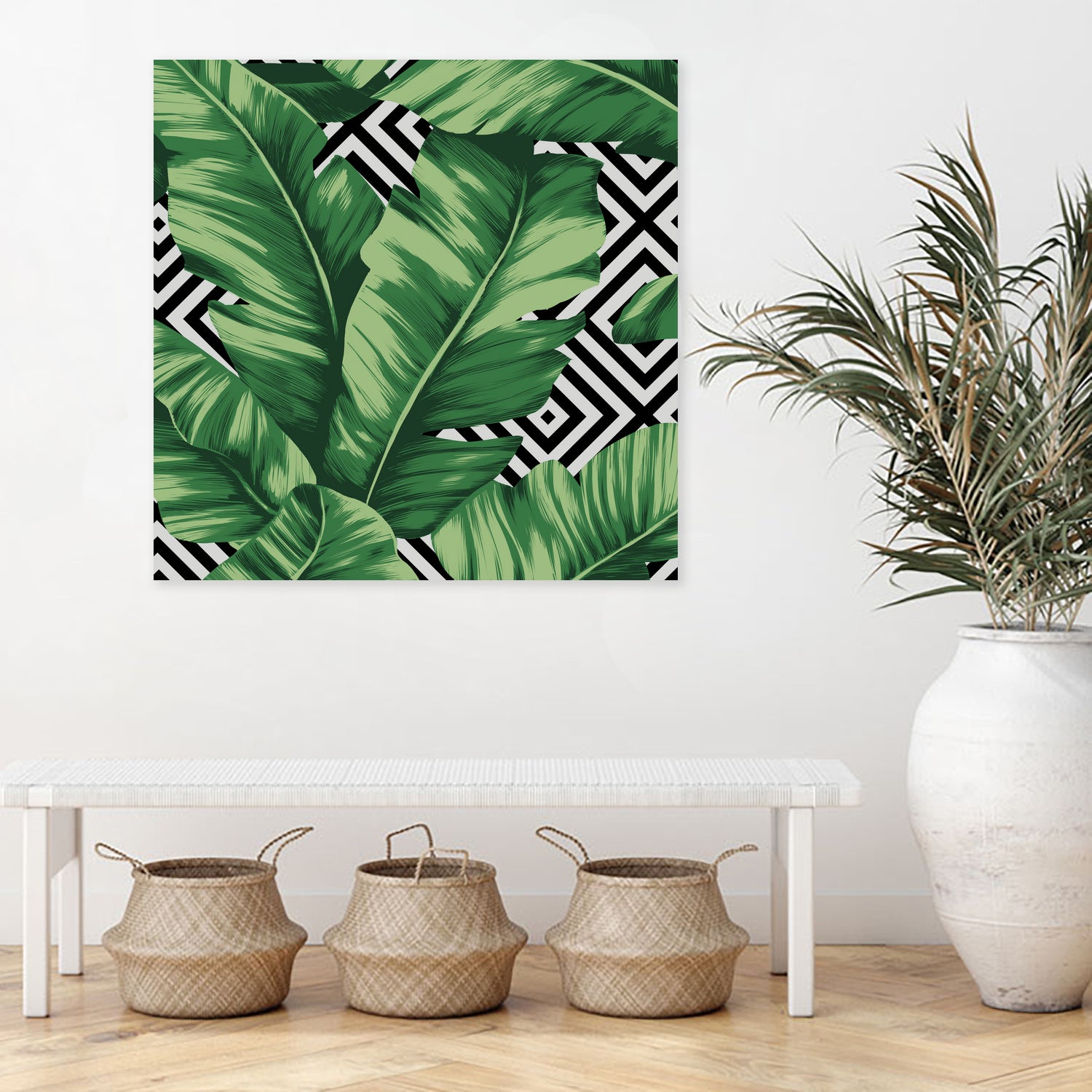 Banana leaf by Paola Morpheus on GIANT ART - green digital painting